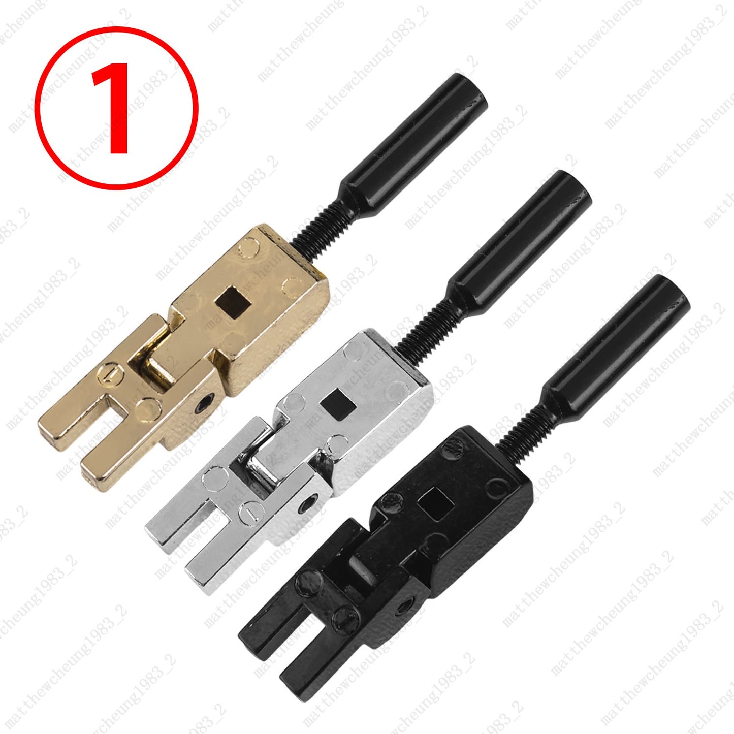 1 Set of Double Locking Tremolo Bridge Saddles for Floyd Rose 3 Colors Options