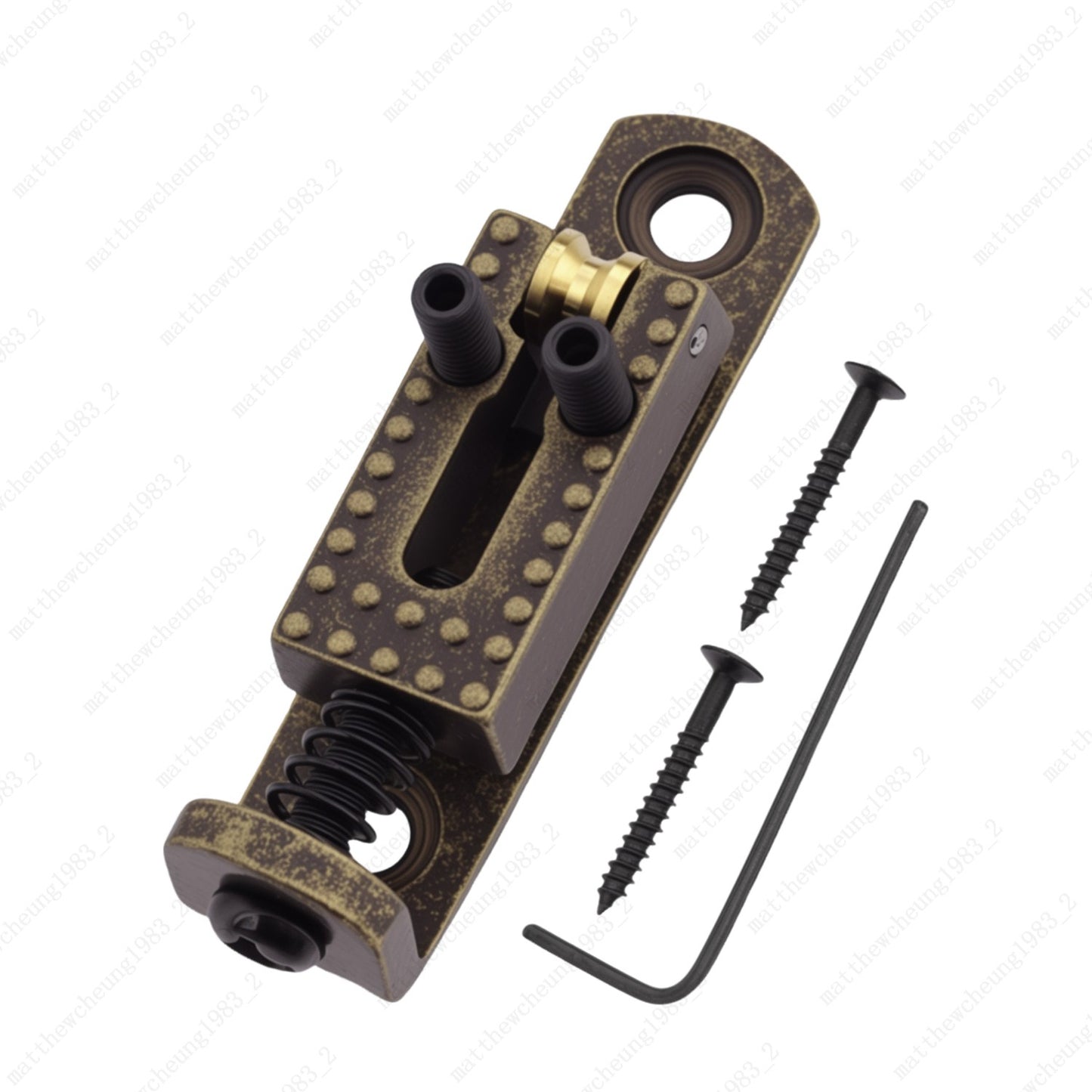 10.5mm Individual Single Roller Bridge Saddles for Guitar Cigar Box/Banjo-5Color