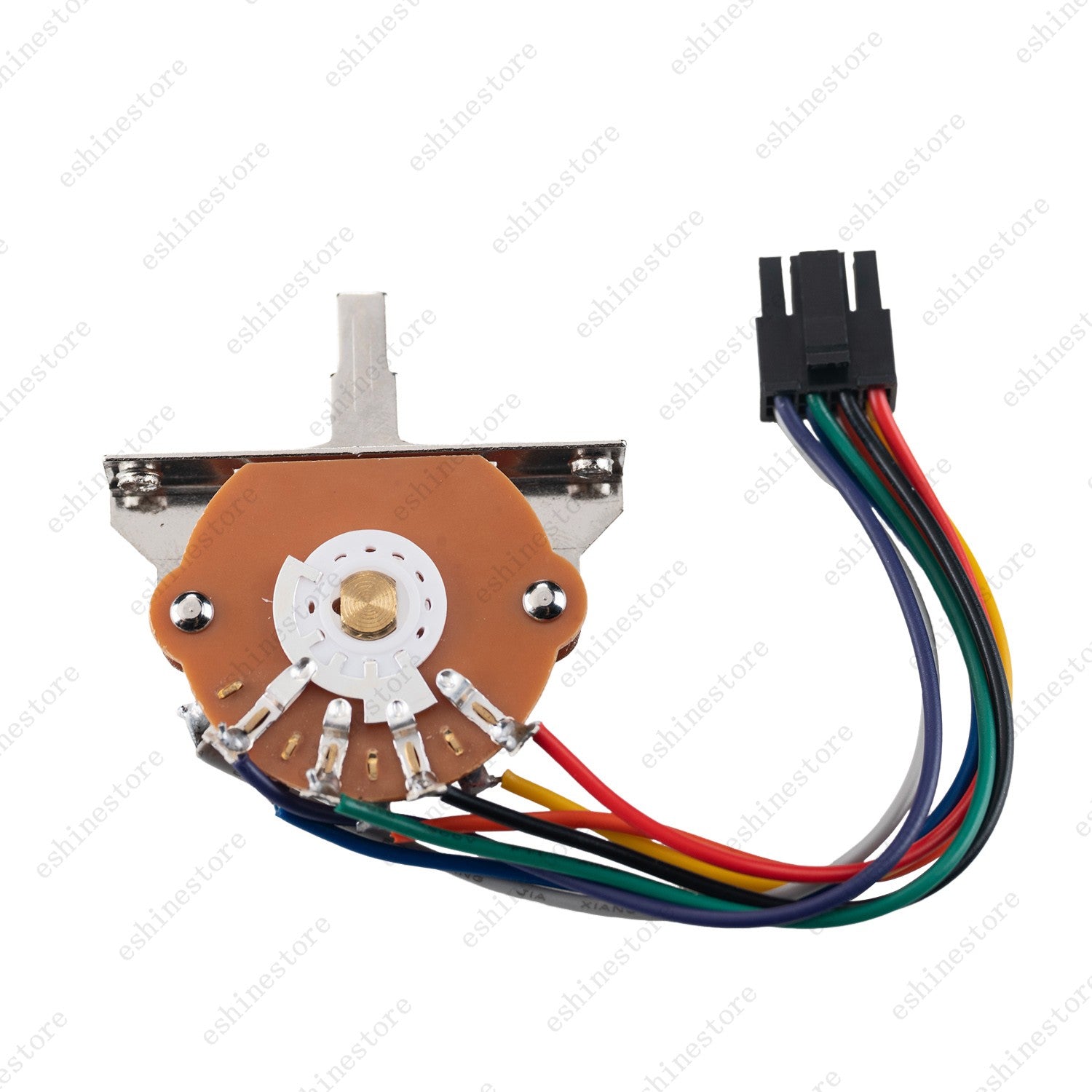 Solderless Custom Dual Tone Wiring Harness-18mm Brass shaft Pot For Stratocaster