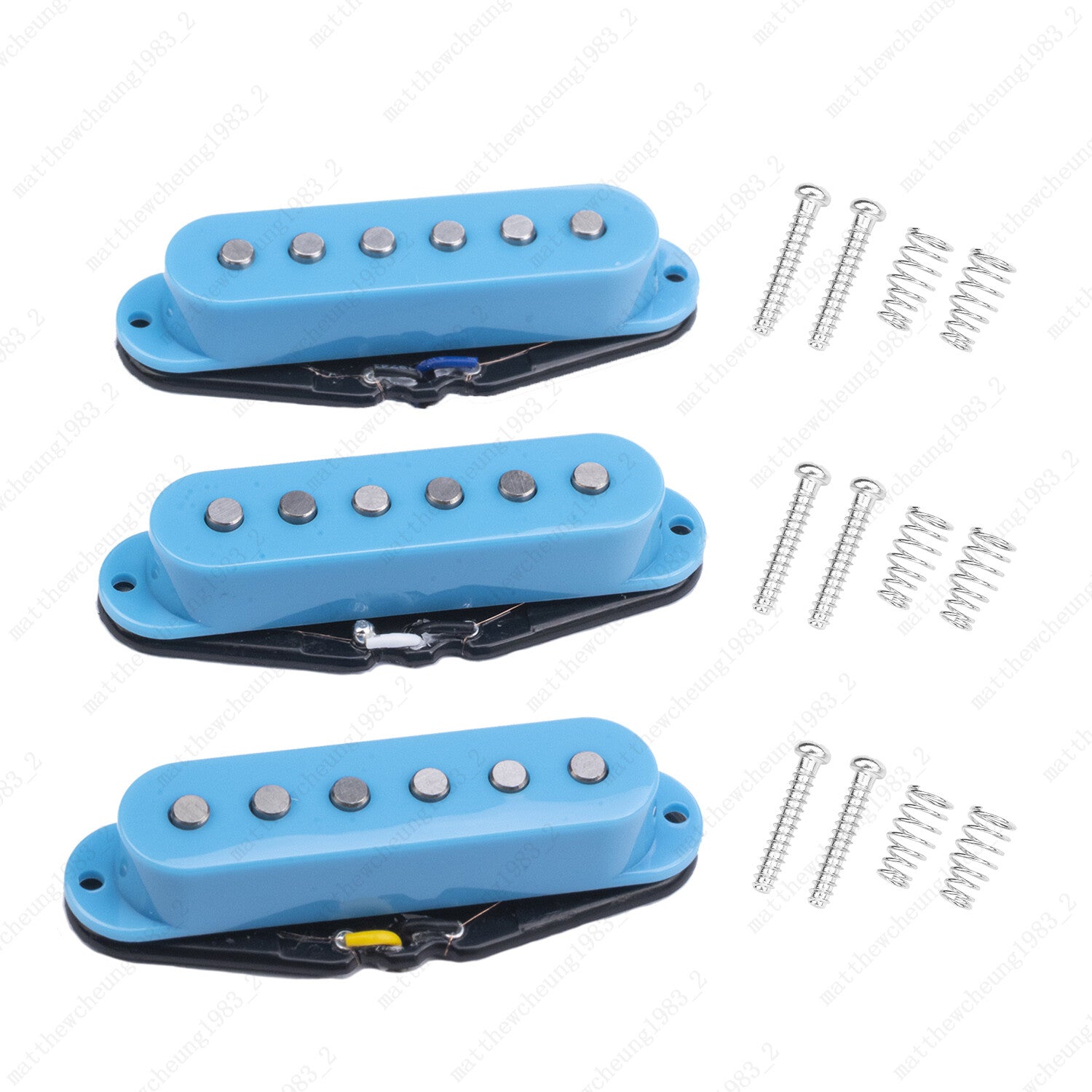 Single Coil SSS Alnico V Magnet Pickup Guitar Neck Middle Bridge for Strat