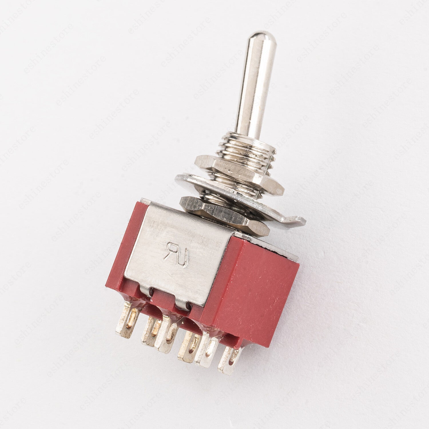 1 Pcs DPDT Red 2 Way 6 Pin ON ON Guitar Mini Toggle Switch Car/Boat Switches