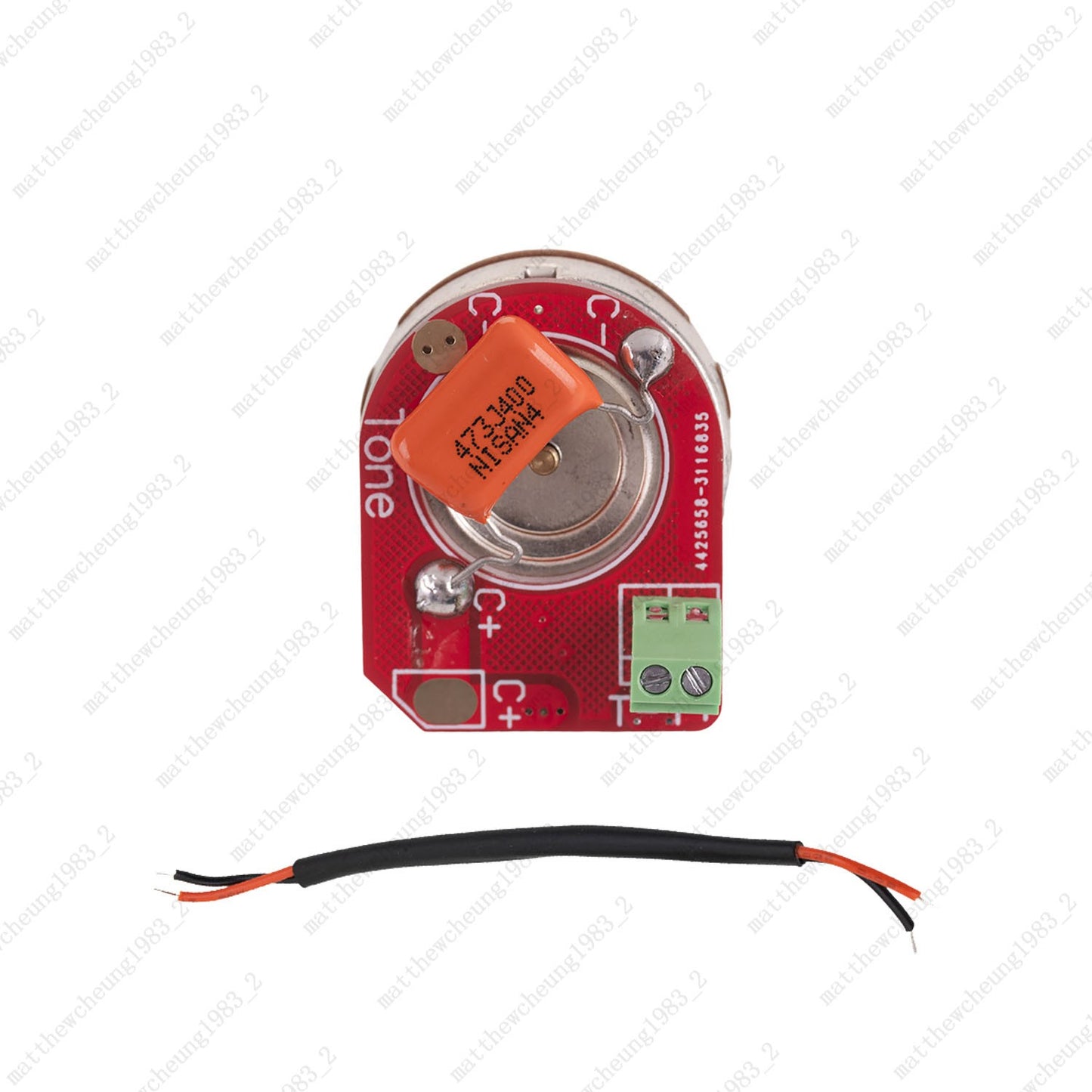 Solderless HSH Wiring Harness Treble Bleed Brass Shaft Pots for Ibanez/Fender ST