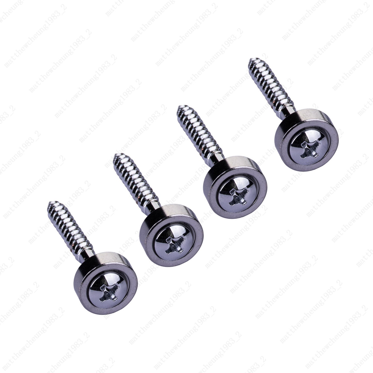 4 Pcs Electric Guitar Bass Neck Mounting Ferrule Screw Bushing 3 COLORS