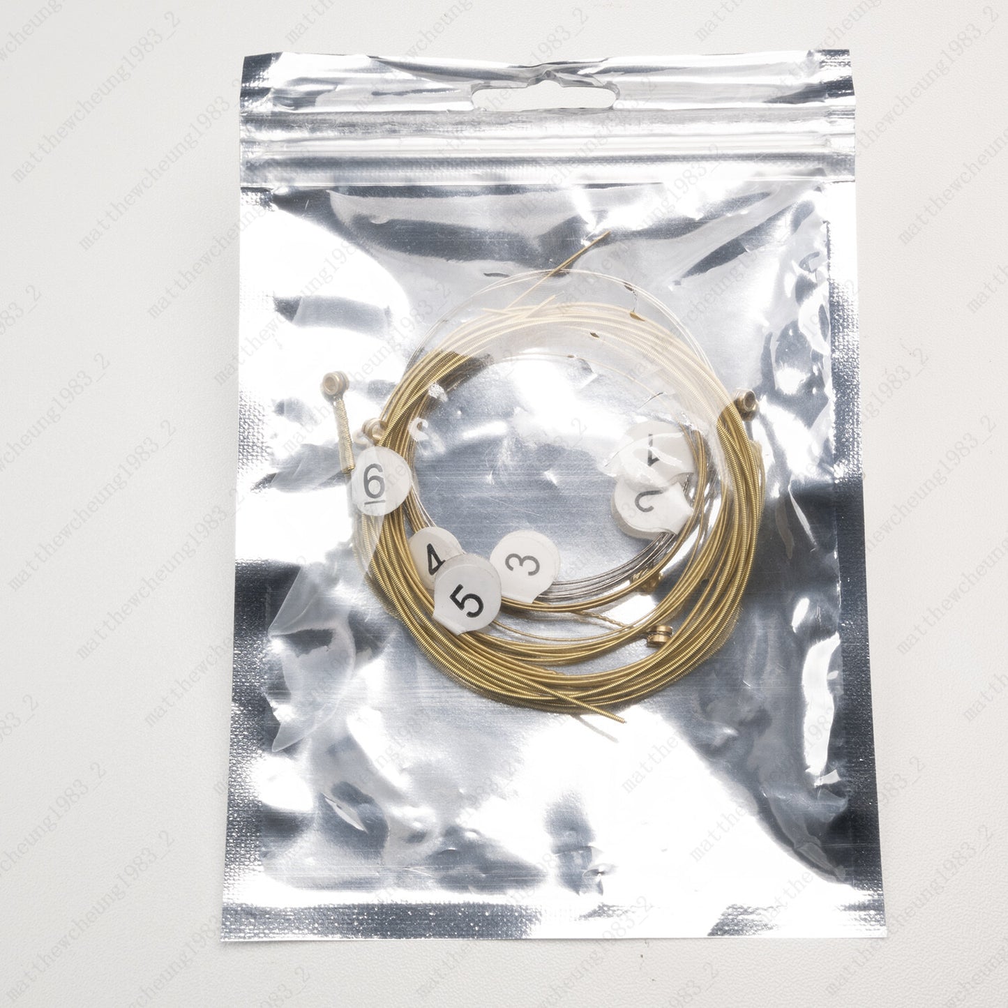 1-3 Set of 6 Guitar Strings Replacement Steel String For Acoustic Guitar 1st-6th