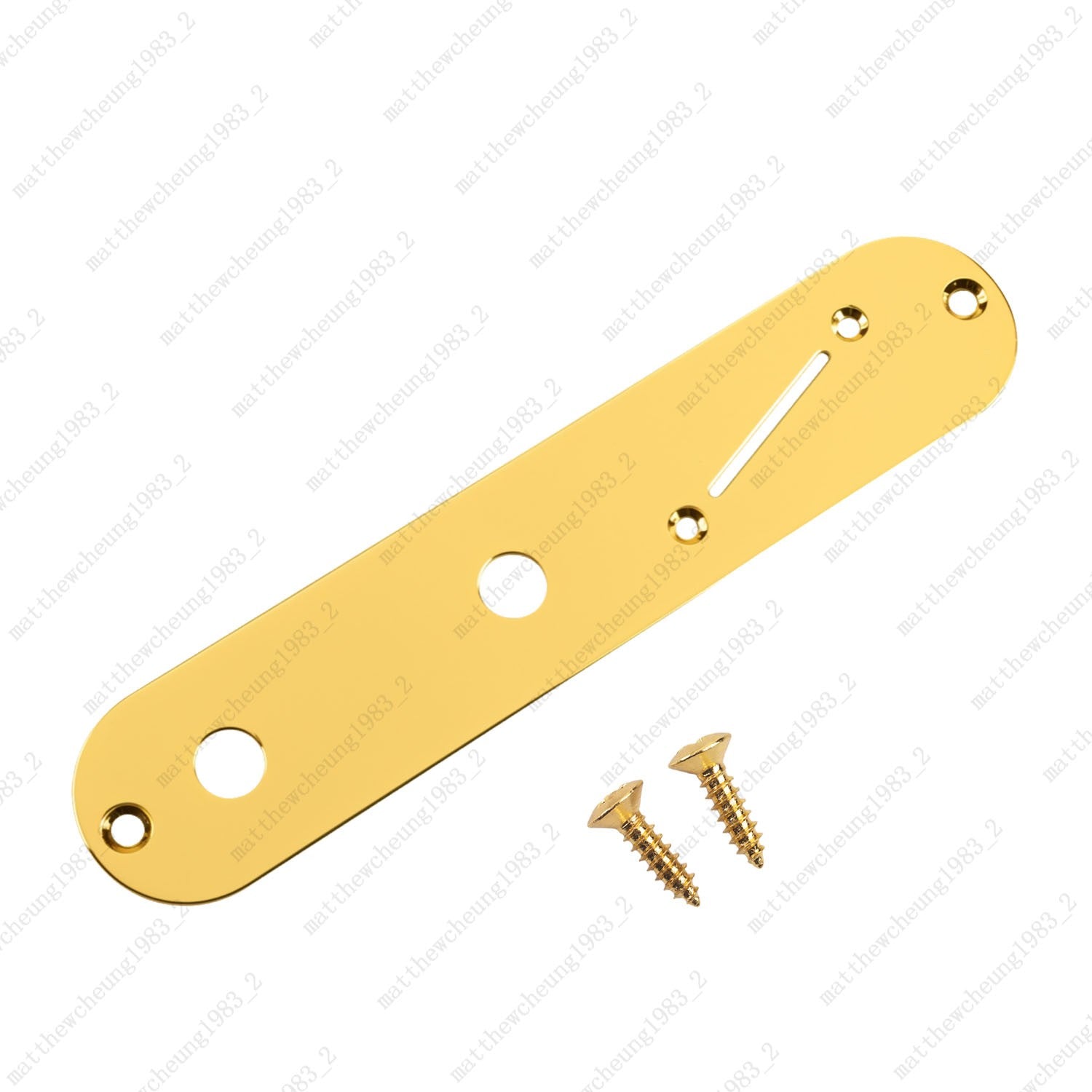 1x 160MM Electric Guitar Control Plate 9.5MM w/ Angled Switch Slot for Telecater