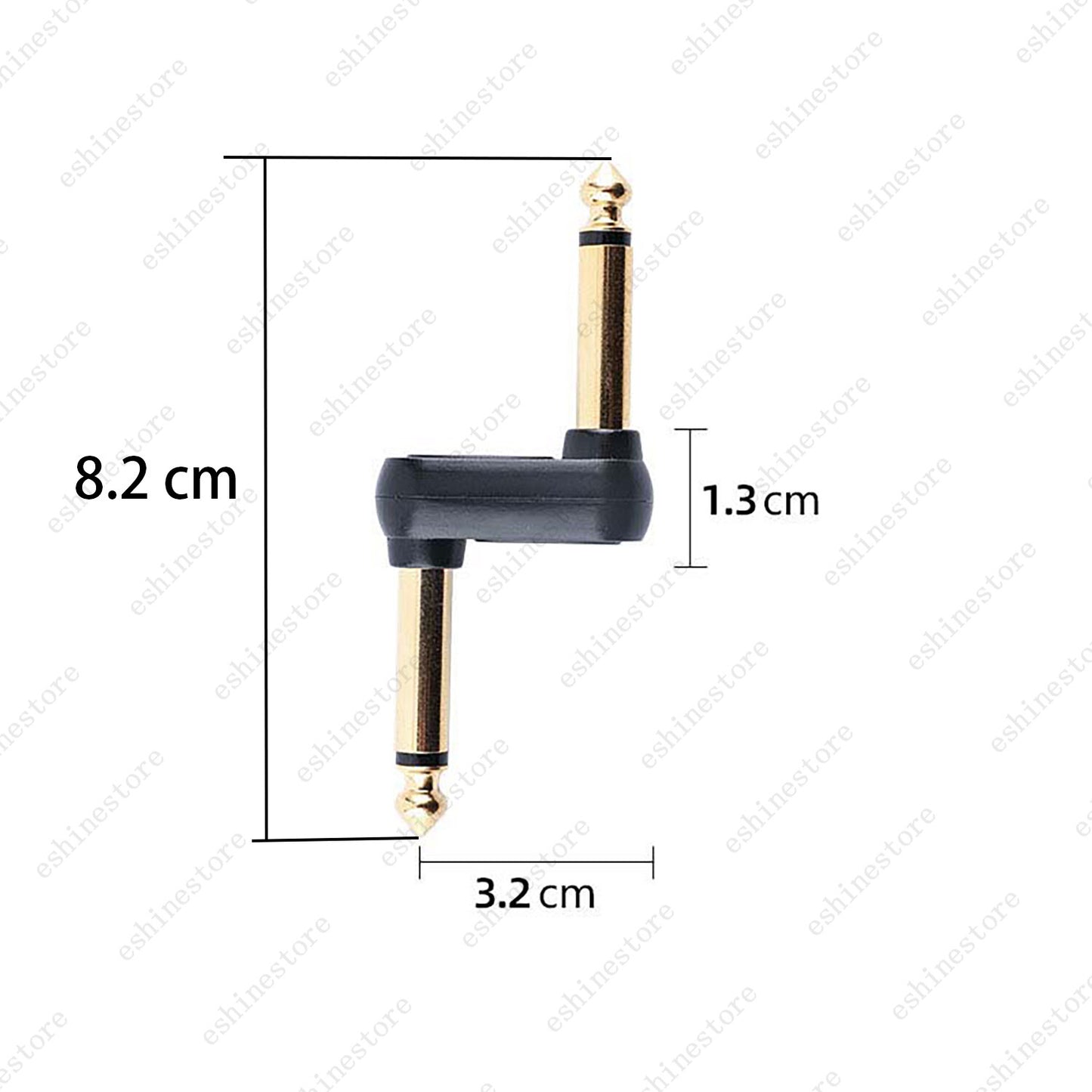 Guitar Pedal Coupler 1/4'' Guitar Effects Pedal To Pedal Connector Middle Z Type