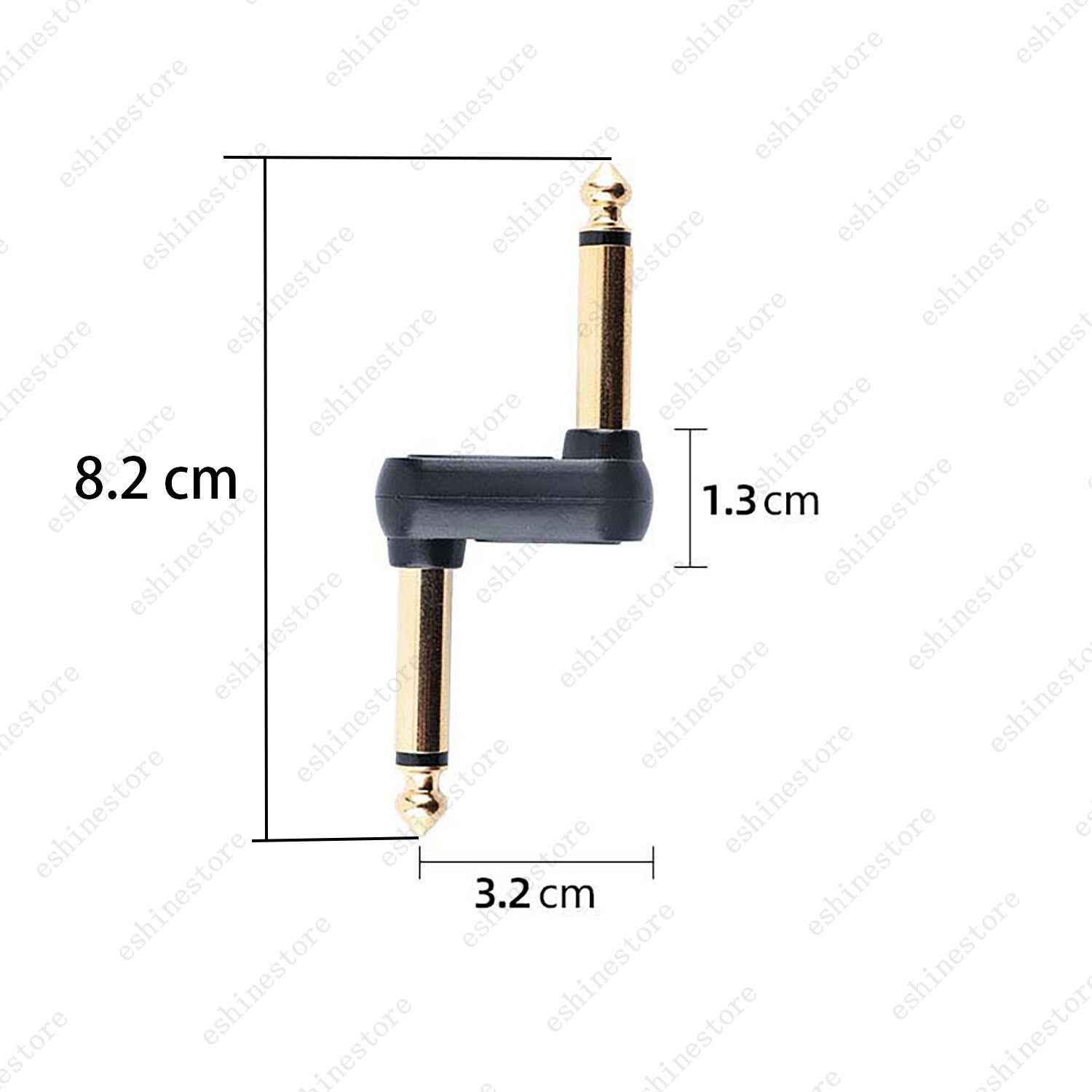 Guitar Pedal Coupler 1/4'' Guitar Effects Pedal To Pedal Connector Middle Z Type