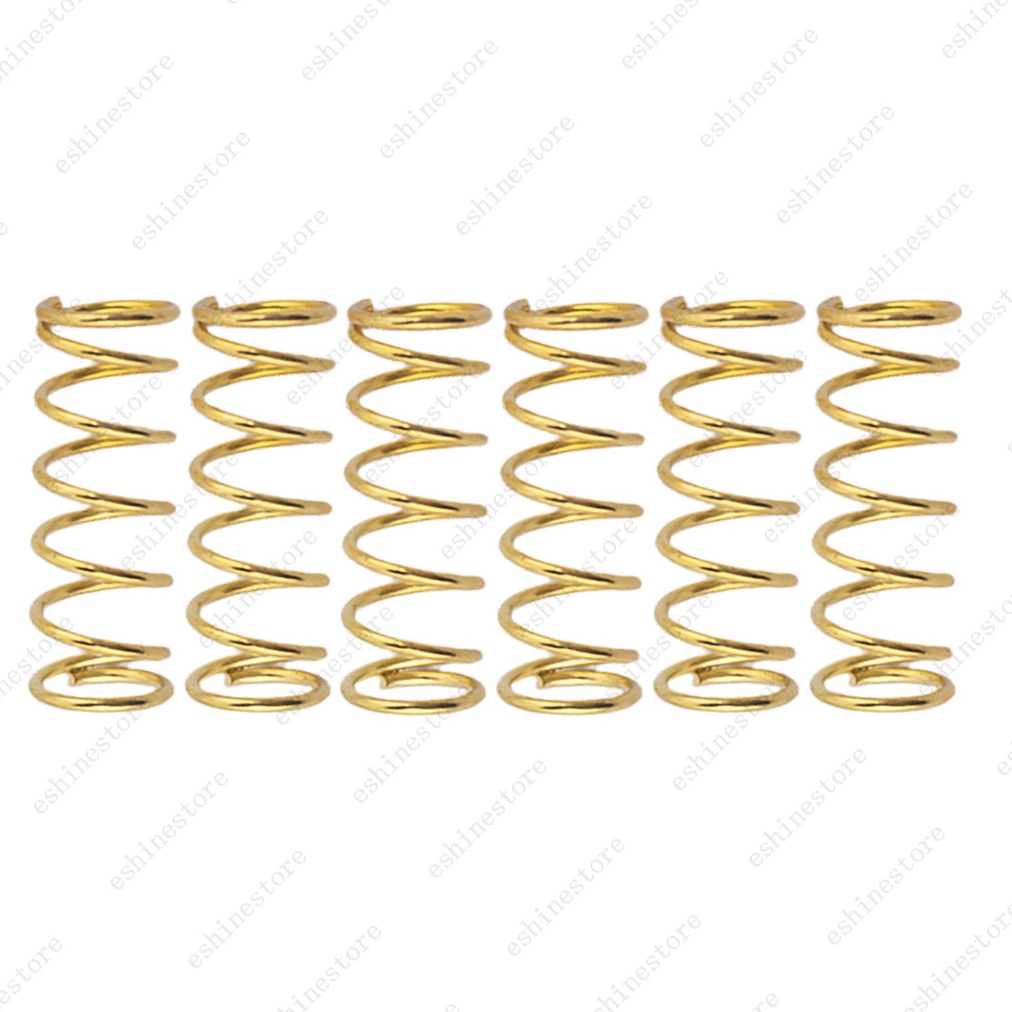 6pcs 4.5x15MM Humbucker Pickup Straight Springs for Electric Guitar(3 Colors)