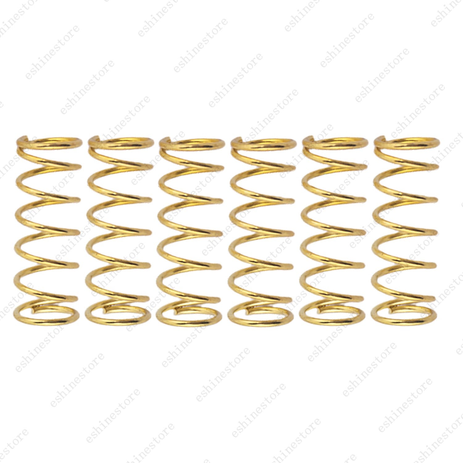 6pcs 4.5x15MM Humbucker Pickup Straight Springs for Electric Guitar(3 Colors)