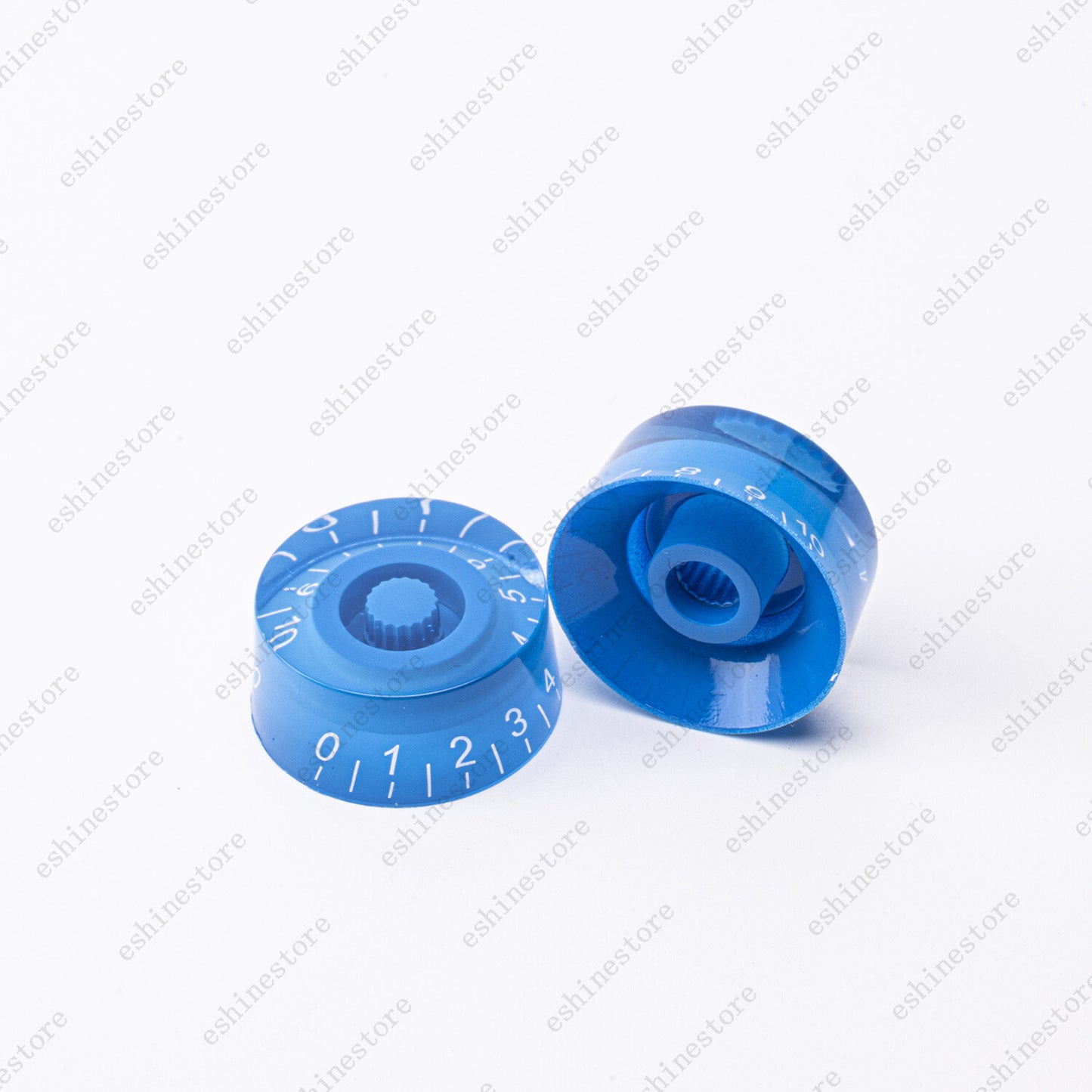 4 Pcs Blue Guitar Control Knobs Speed Knobs Dial Knobs for Les Paul SG Guitar