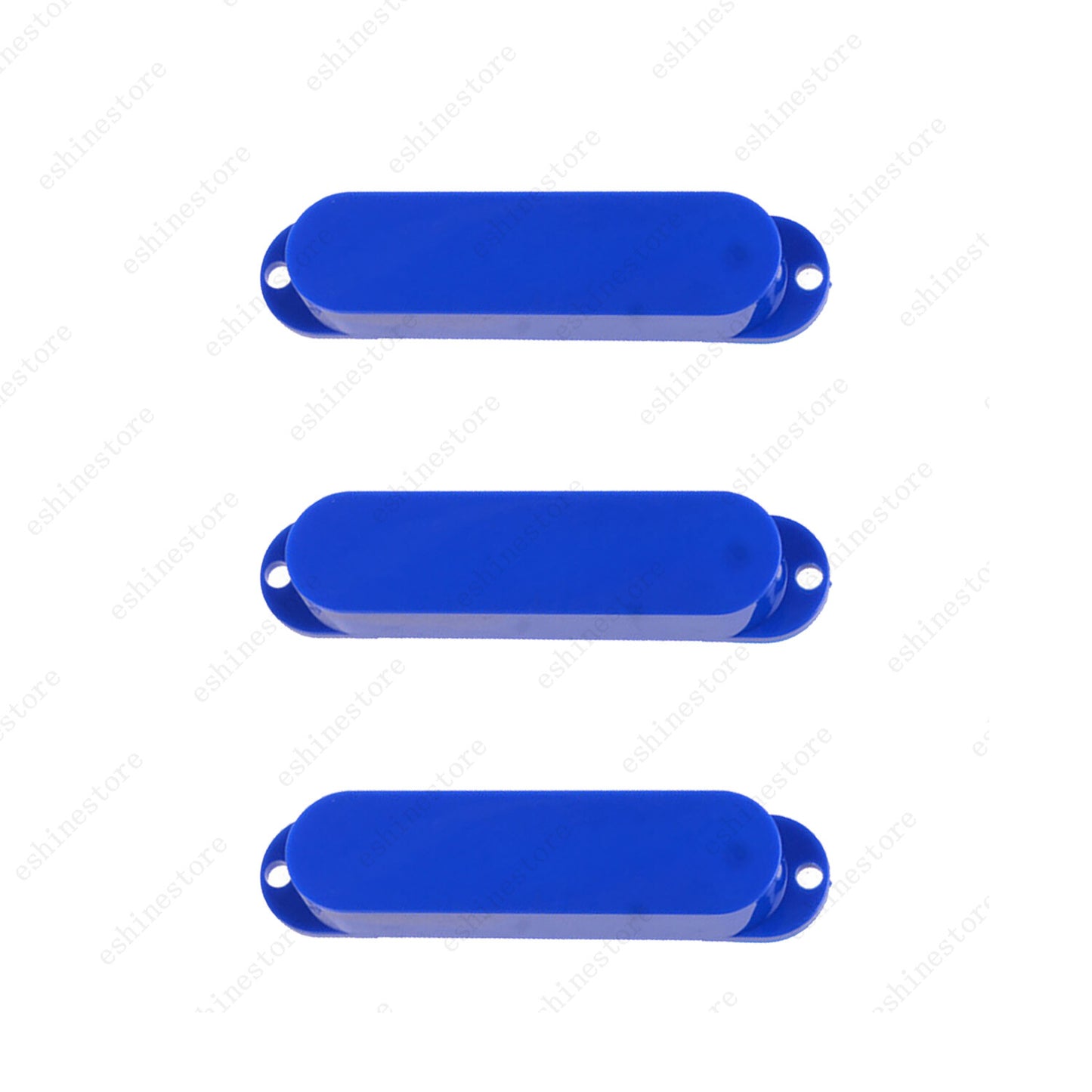 3 Pcs Plastic No Hole SSS Single Coil Pickup Covers For Fender SQ Strat 12 Color