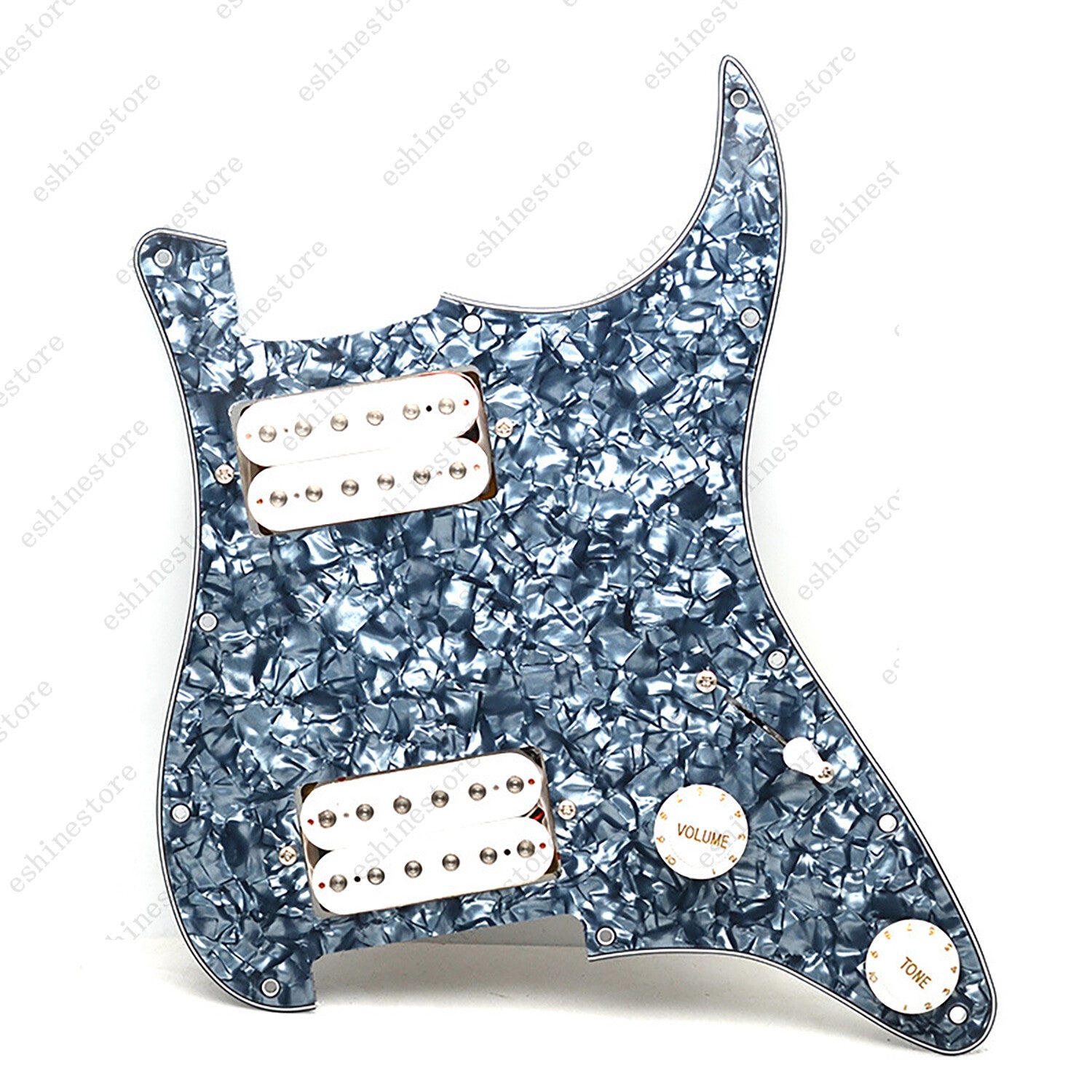 11 Hole HH Strat Style Loaded Pickguard For Stratocaster Various Colors US SHIP