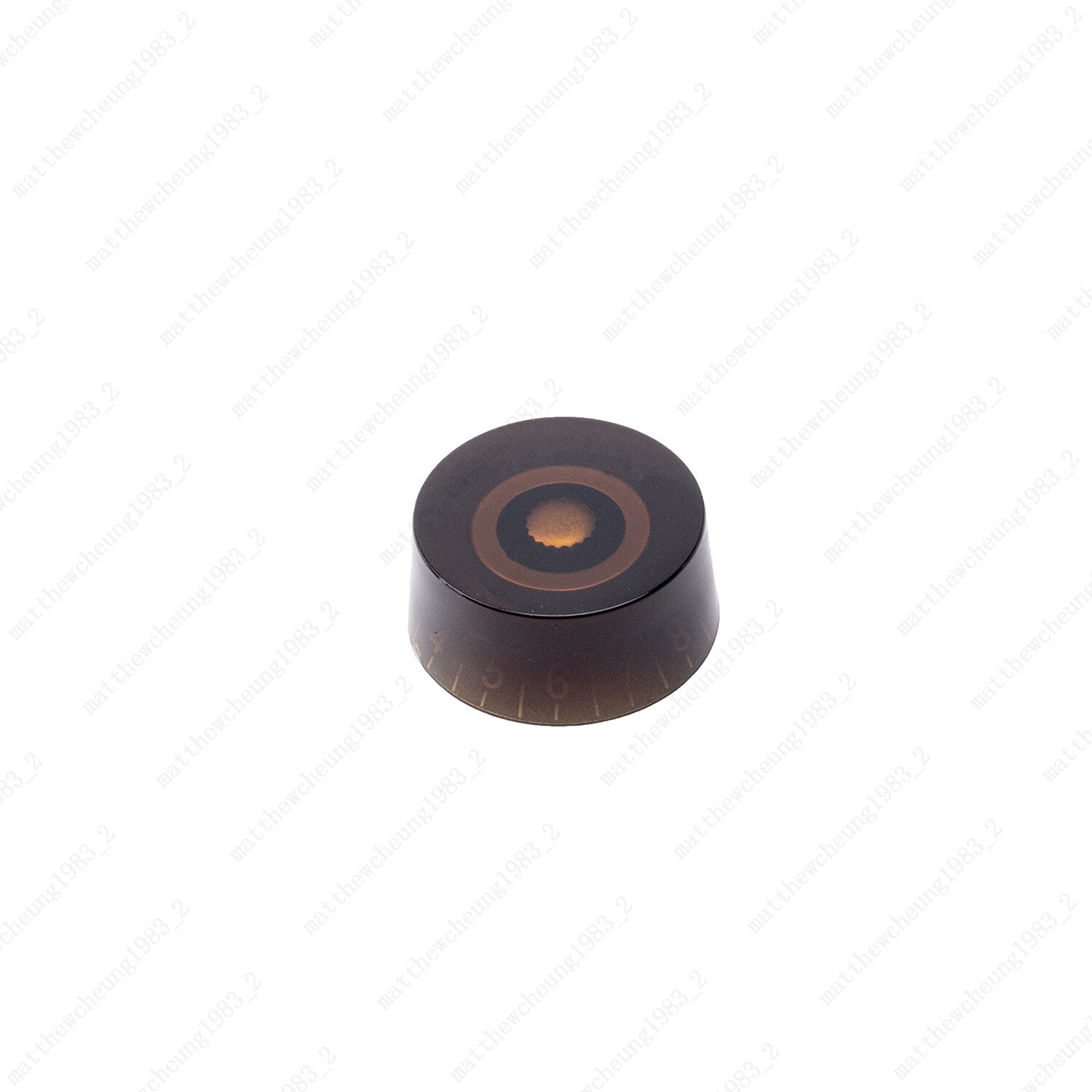 4 Pcs Coffee Guitar Control Knobs Speed Knobs Dial Knob for SG Les Paul