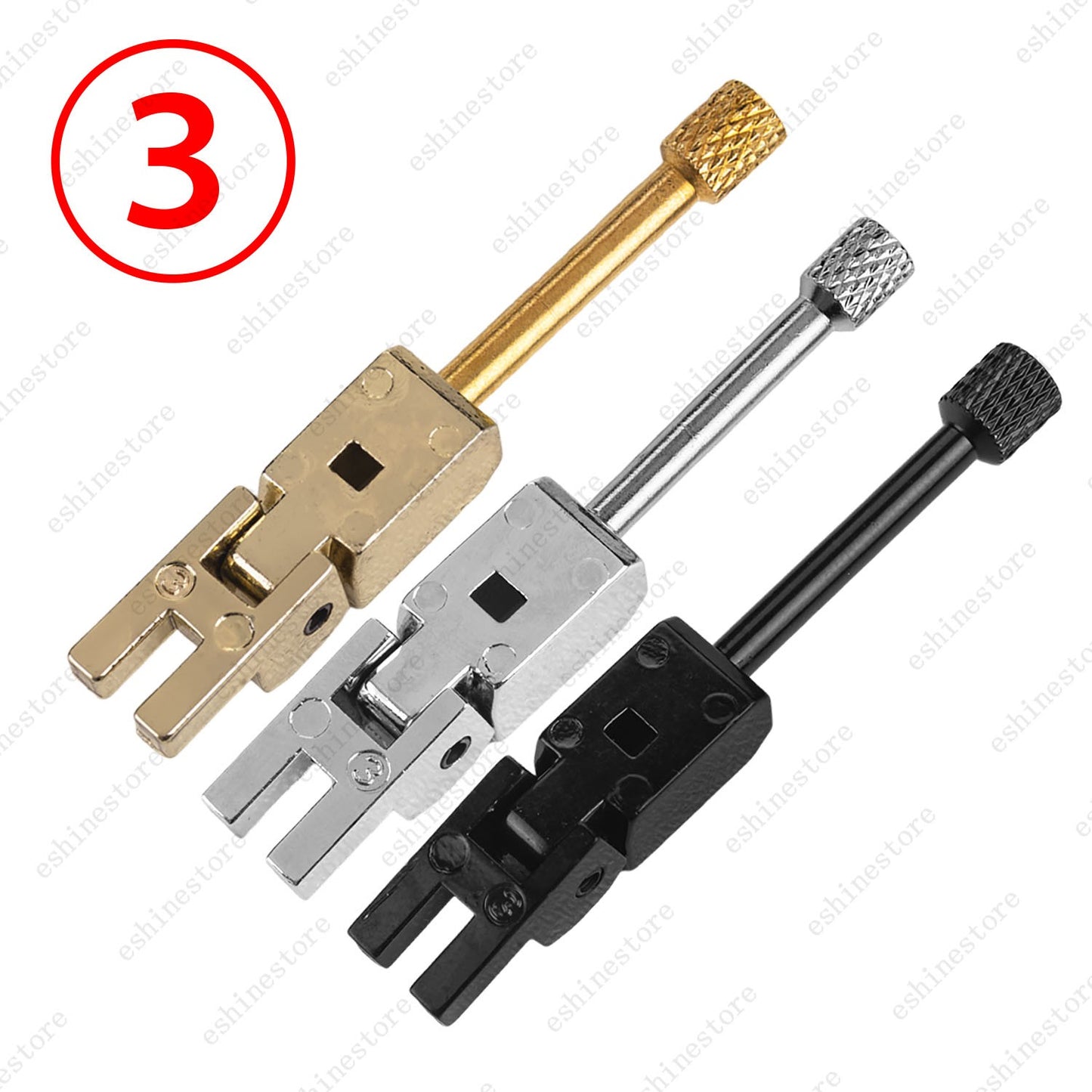Electric Guitar Double Locking Tremolo Bridge Saddles w/ Clamp Screw Replacement