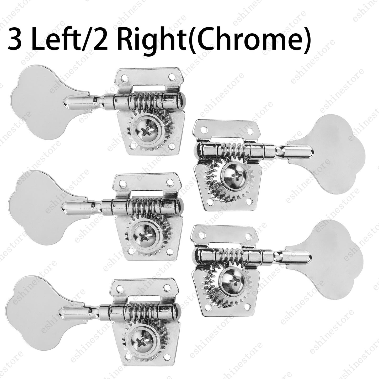 Vintage Open Machine Heads 1:25 Ratio Gear Bass Guitar Tuners Tuning Key Pegs