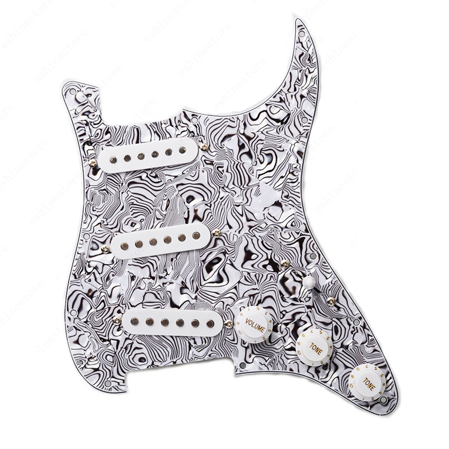 11 Hole SSS Strat Style Loaded Pickguard For Stratocaster Various Colors US SHIP