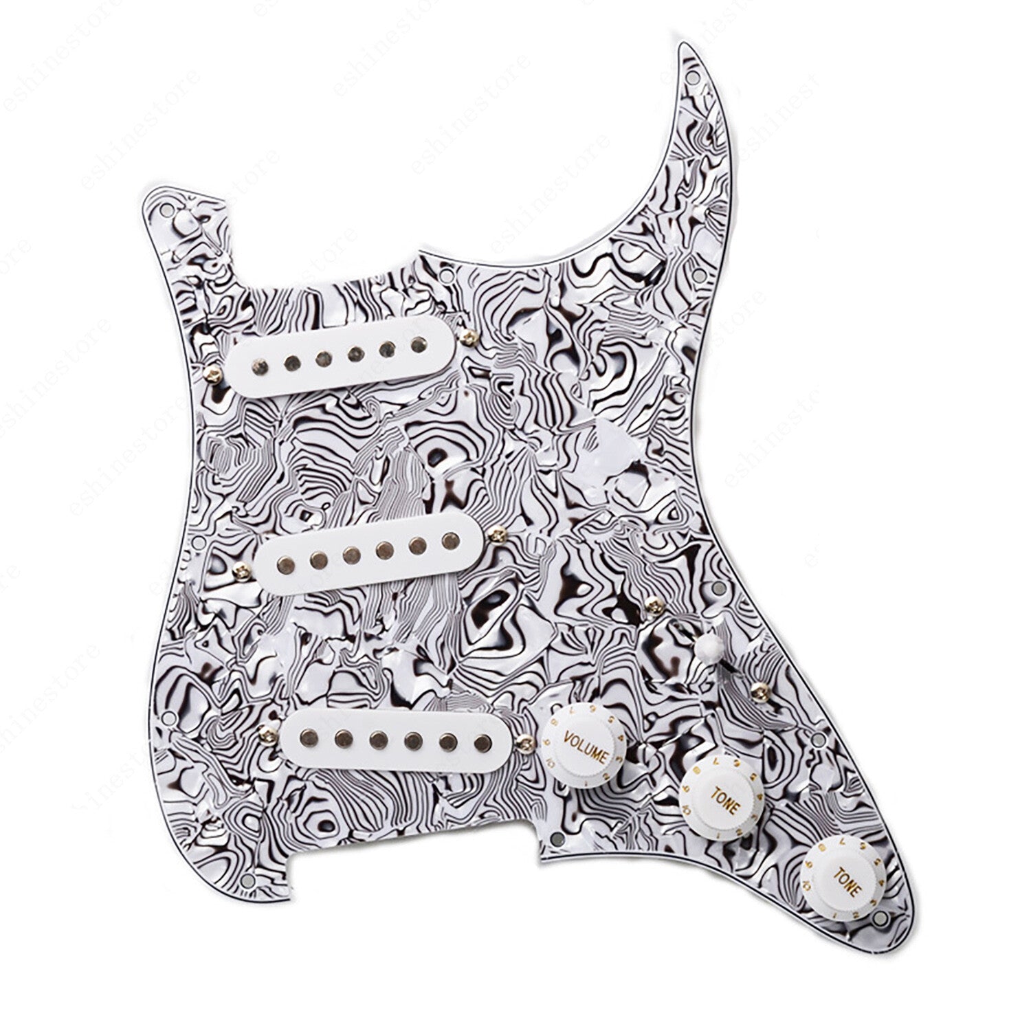 11 Hole SSS Strat Style Loaded Pickguard For Stratocaster Various Colors US SHIP