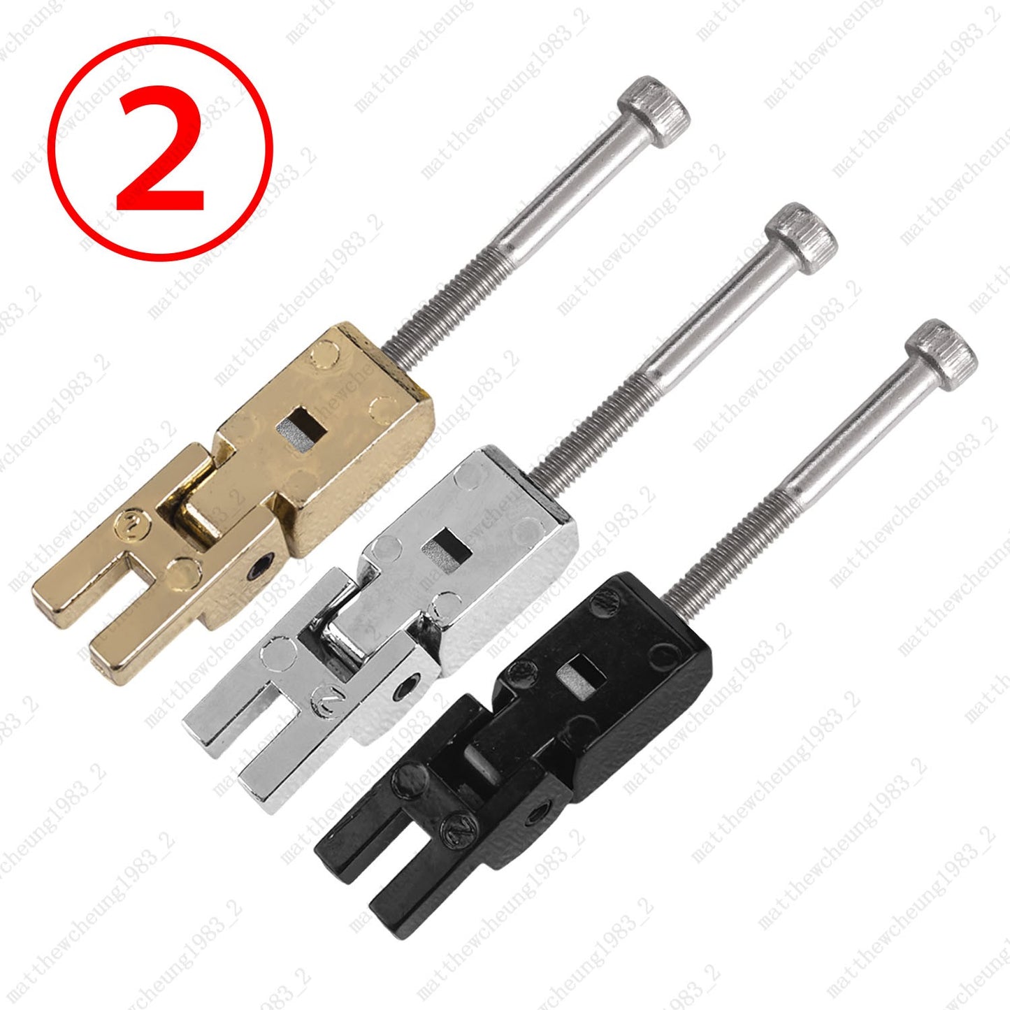 6x Double Locking Tremolo Bridge Saddles Metal Blocks for Floyd Tremolo System