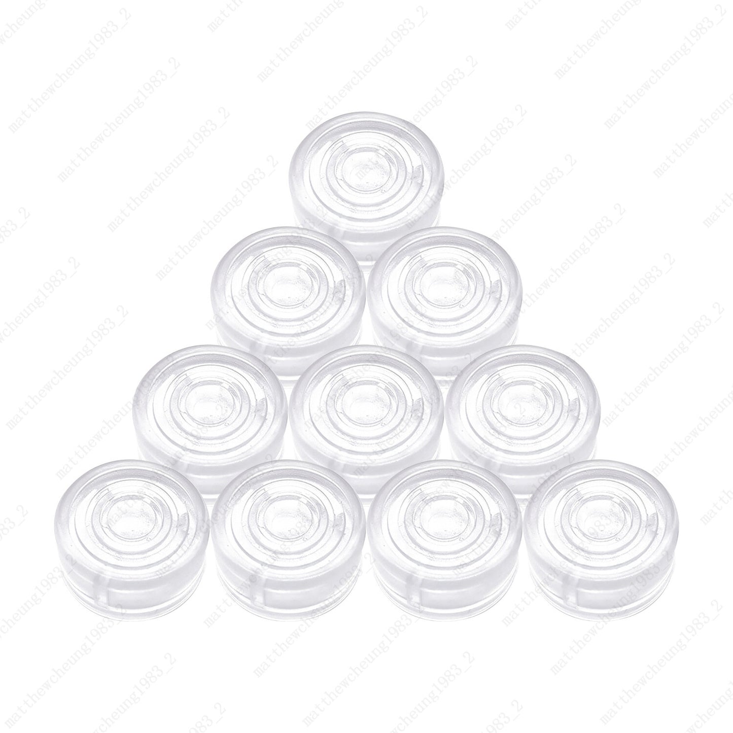 10 Pcs Guitar Effect Pedal Footswitch Toppers Foot Nail Cap Protection Cap