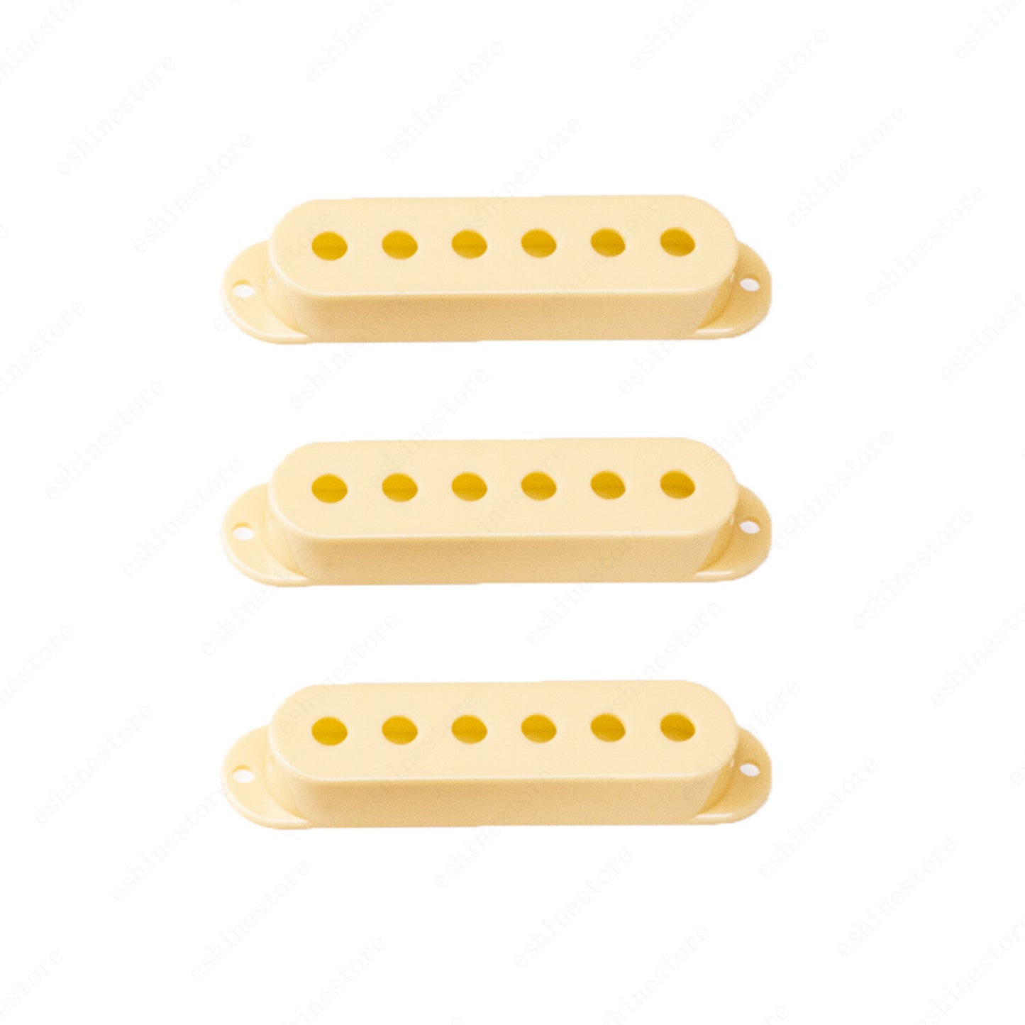 3 Pcs Plastic SSS Single Coil Pickup Covers For Fender SQ Strat multiColors