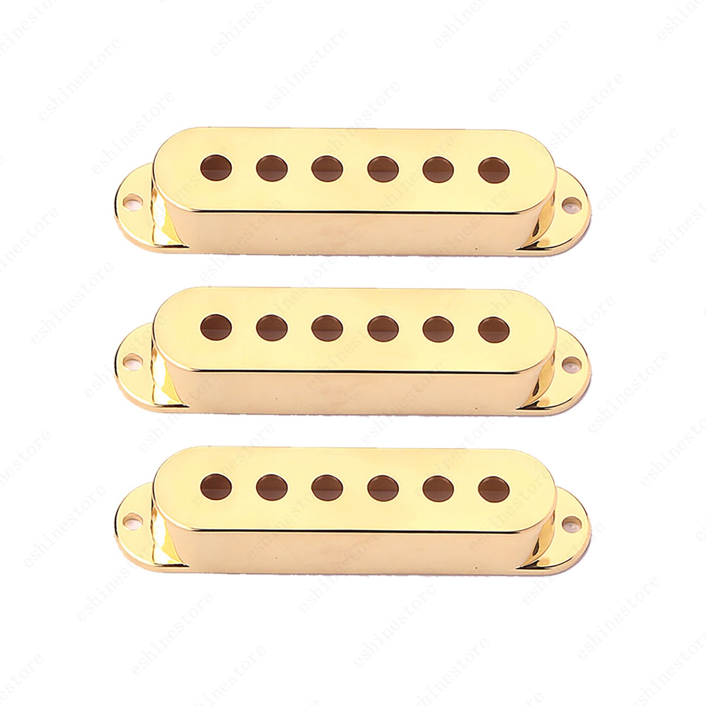 3 Pcs Plastic SSS Single Coil Pickup Covers For Fender SQ Strat multiColors