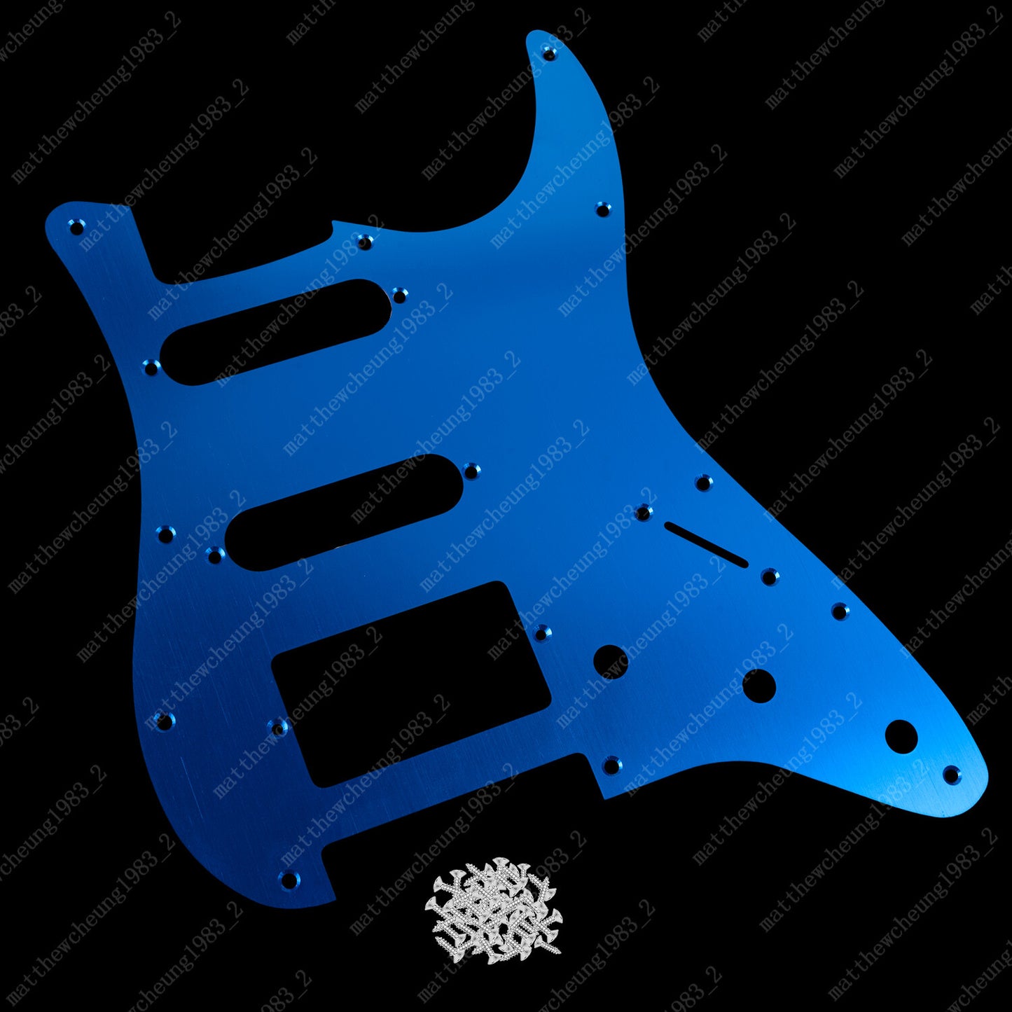 Electric guitar Aluminum HSS Pickguard with Screws for ST SQ Guitar - 2 Colors