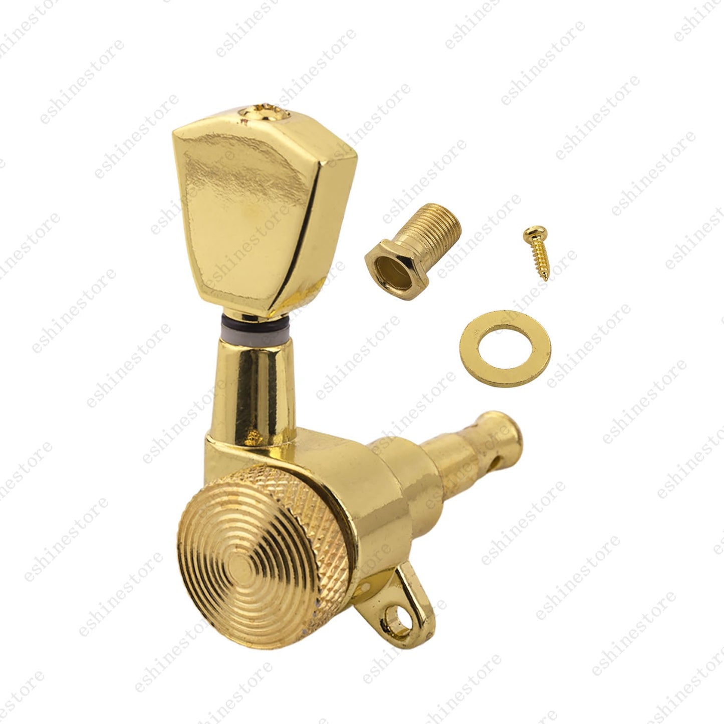 Electric Guitar Locking Tuners Tuning Pegs Machine Heads 1:18 L/R Inline