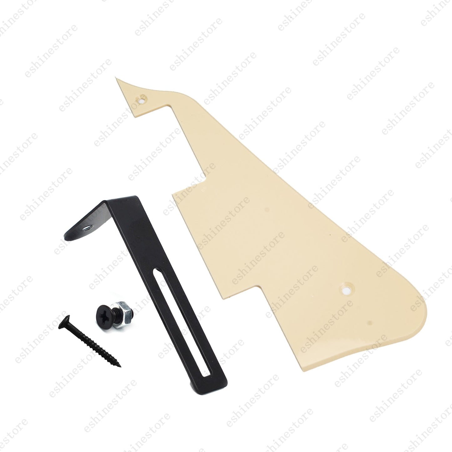 Multicolor Guitar Pickguard with Black Bracket Mounting Screws Set for Les Paul