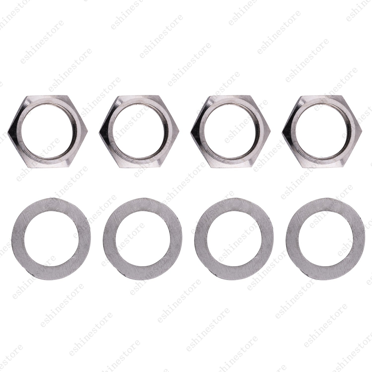 US 3/8" Guitar Pot/Jack Hex Nuts Washers for US CTS Pots & Switchcraft Jacks