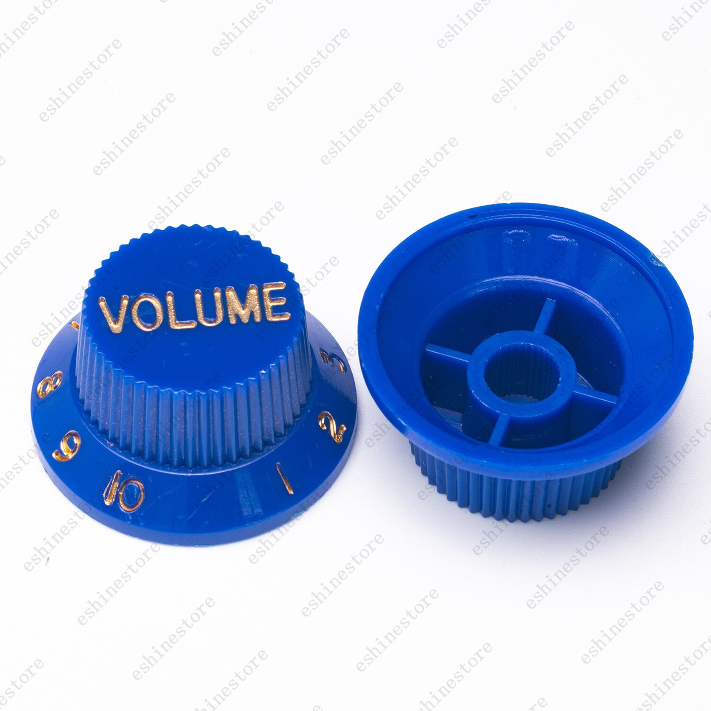 3x Blue Numbers ST Electric Guitar Knobs Volume Tone Knob For Stratocaster