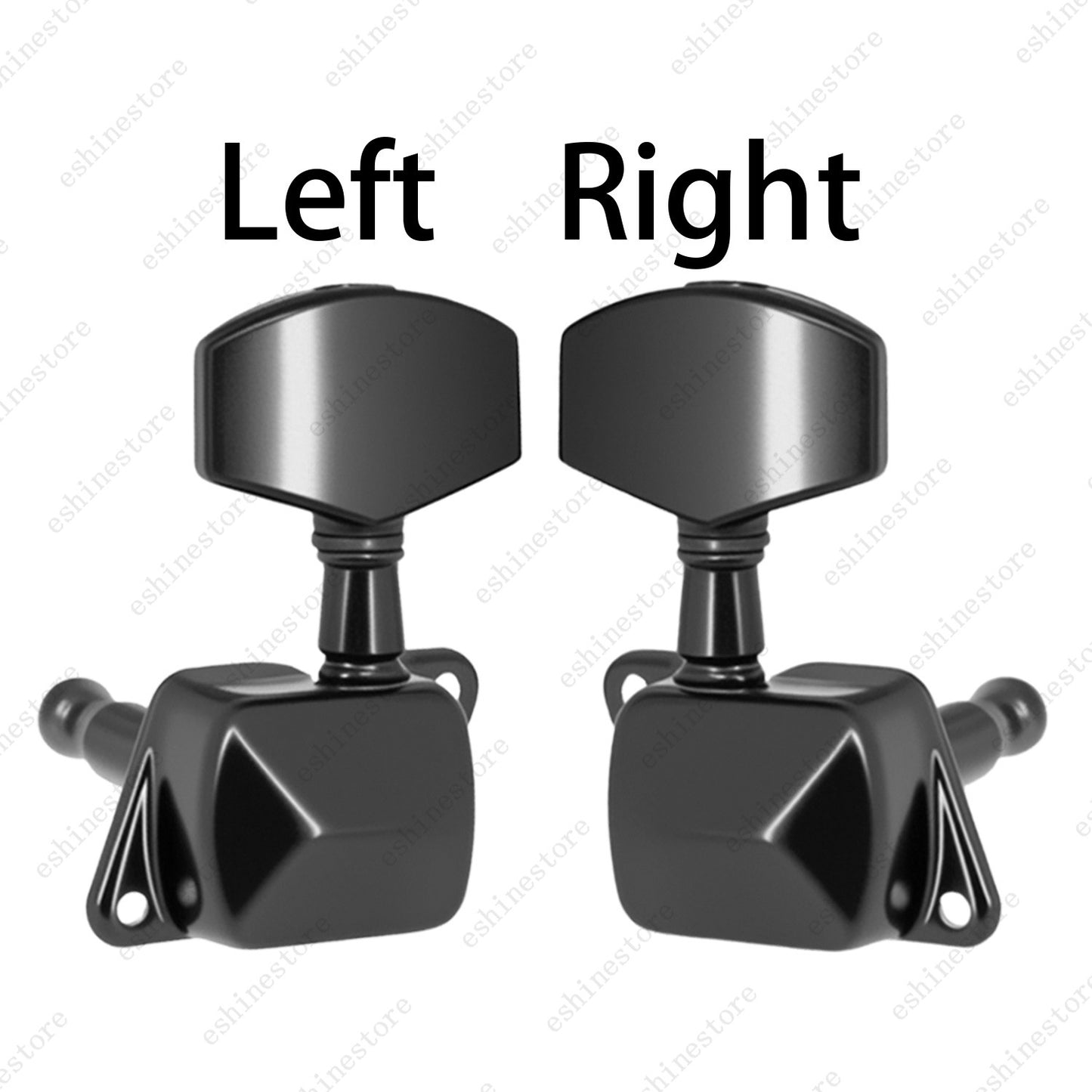 Guitar Tuning Pegs Machine Head Semiclosed Tuner 1:15 Ratio For Acoustic Guitar