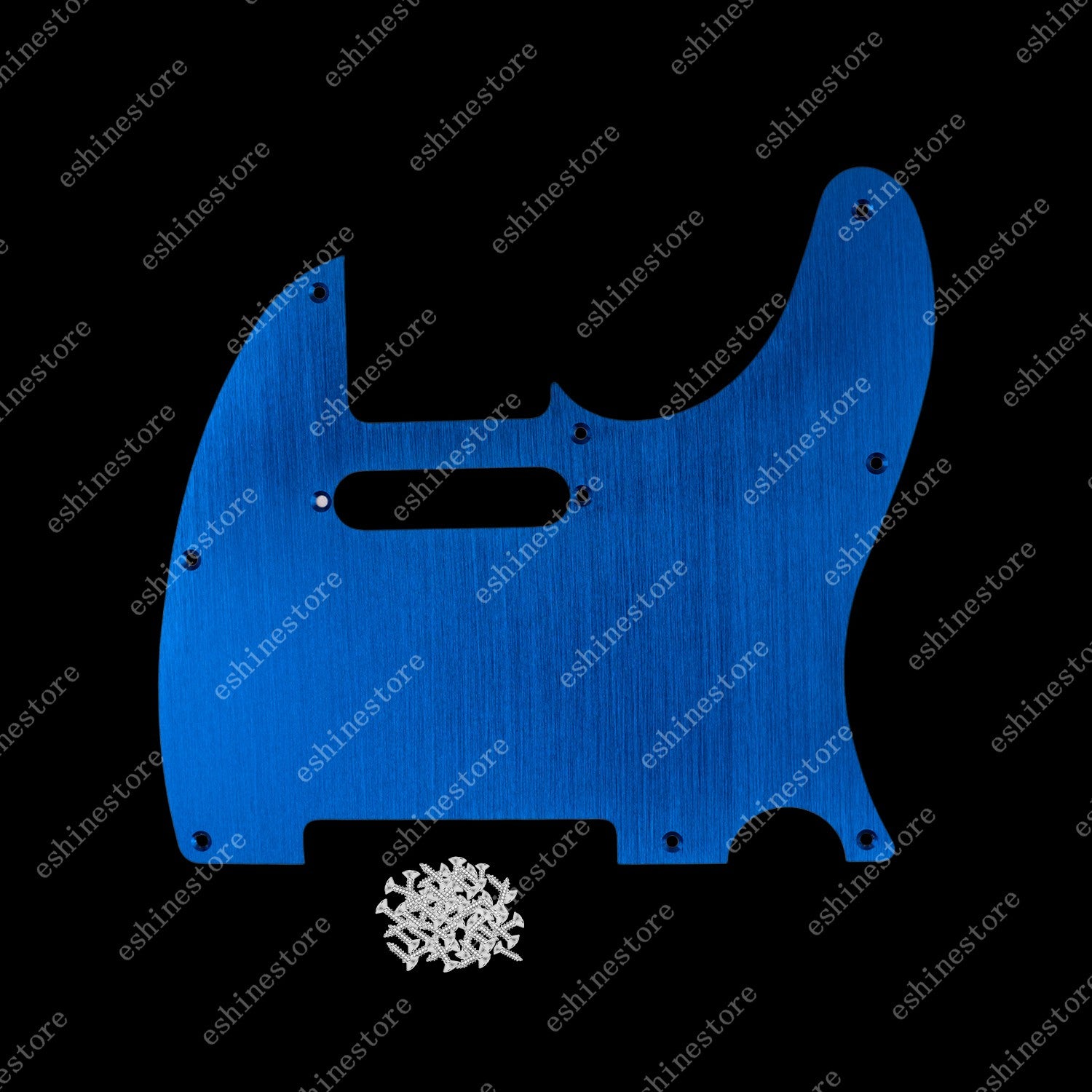 Aluminum 8-Hole Pickguard for Fender Telecaster - Red/Blue Metal Scratch Plate