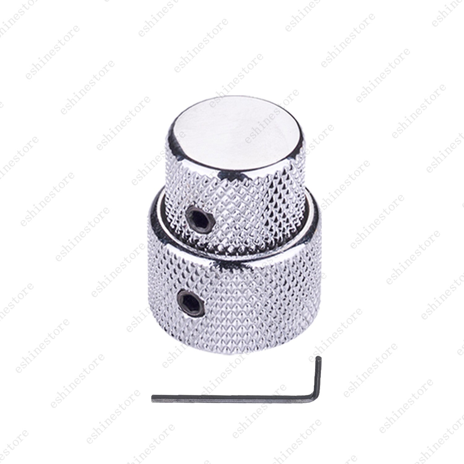 1/2/3/4Pcs Metal Dual Concentric Stacked Control Knobs for Electric Bass Guitars
