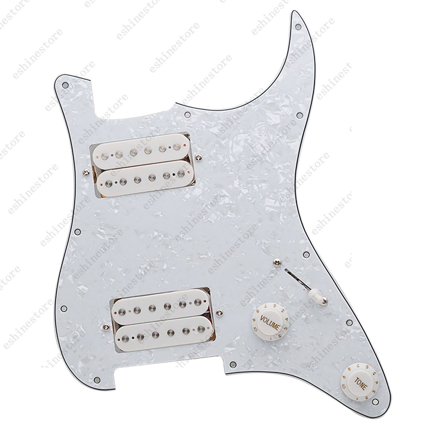 11 Hole HH Strat Style Loaded Pickguard For Stratocaster Various Colors US SHIP