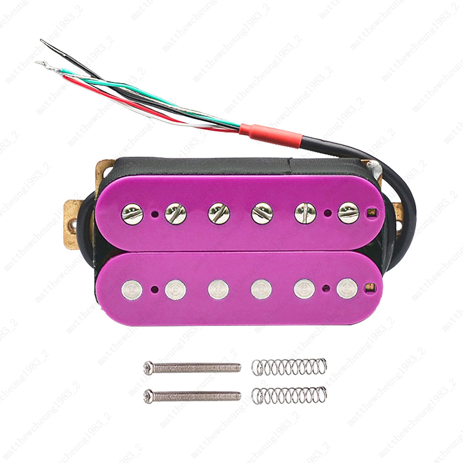 Guitar Passive Alnico 2 Magnet Neck / Bridge 50mm 52mm Humbucker Pickup