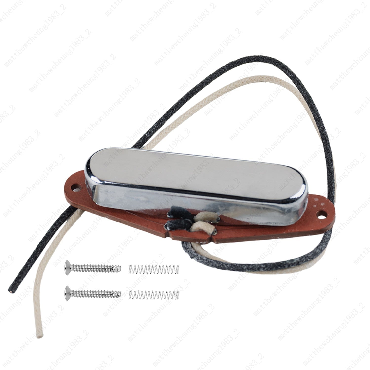 Vintage Alnico 5 Single Coil Neck Pickup For FD TL Style Electric Guitar -Chrome