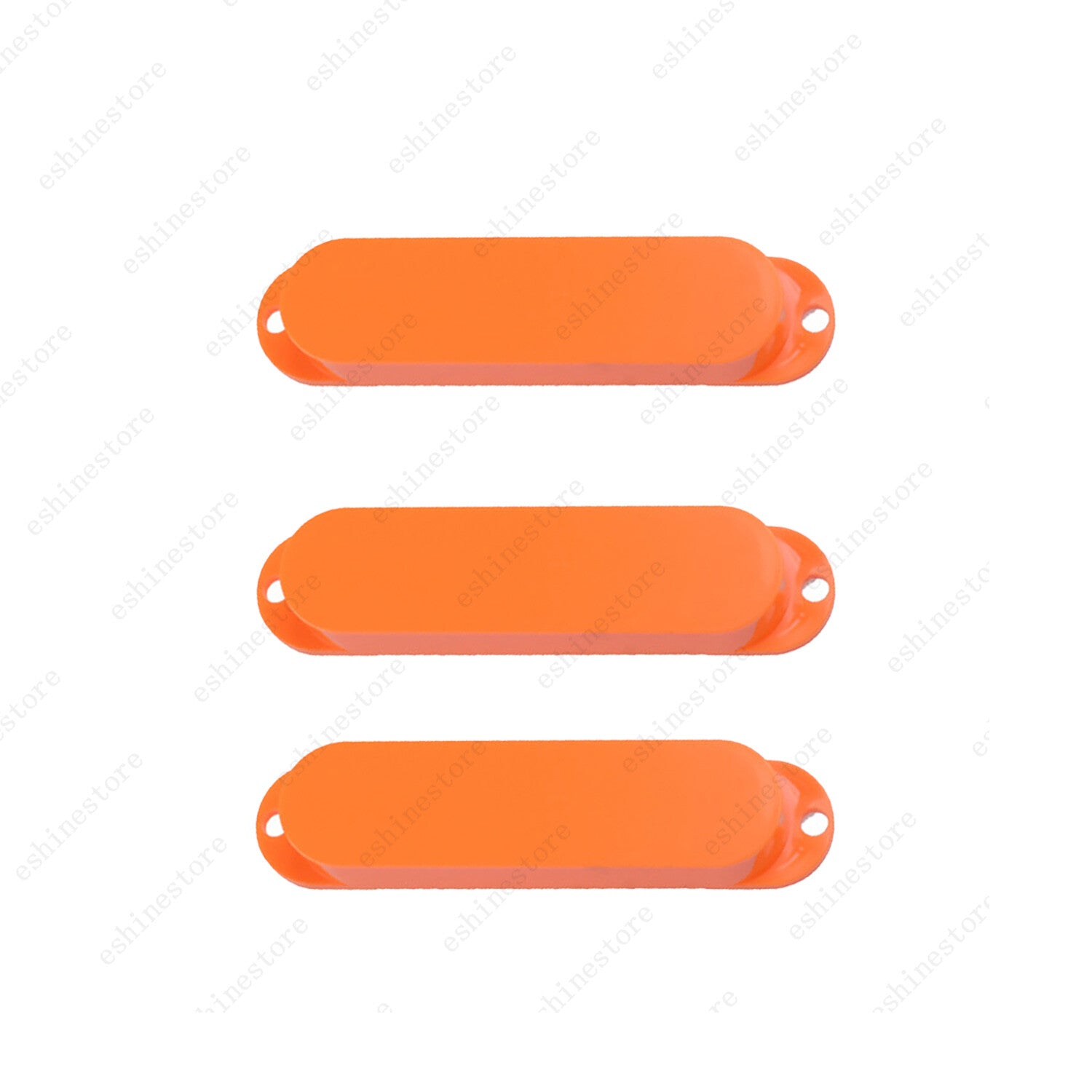 3 Pcs Plastic No Hole SSS Single Coil Pickup Covers For Fender SQ Strat 12 Color