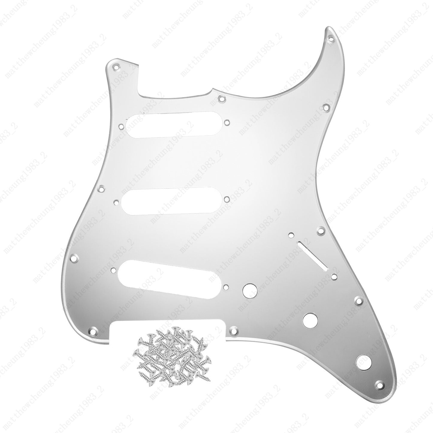SSS Style11 Hole Pickguard Pickups with Screws for USA MIM Standard Fender Start