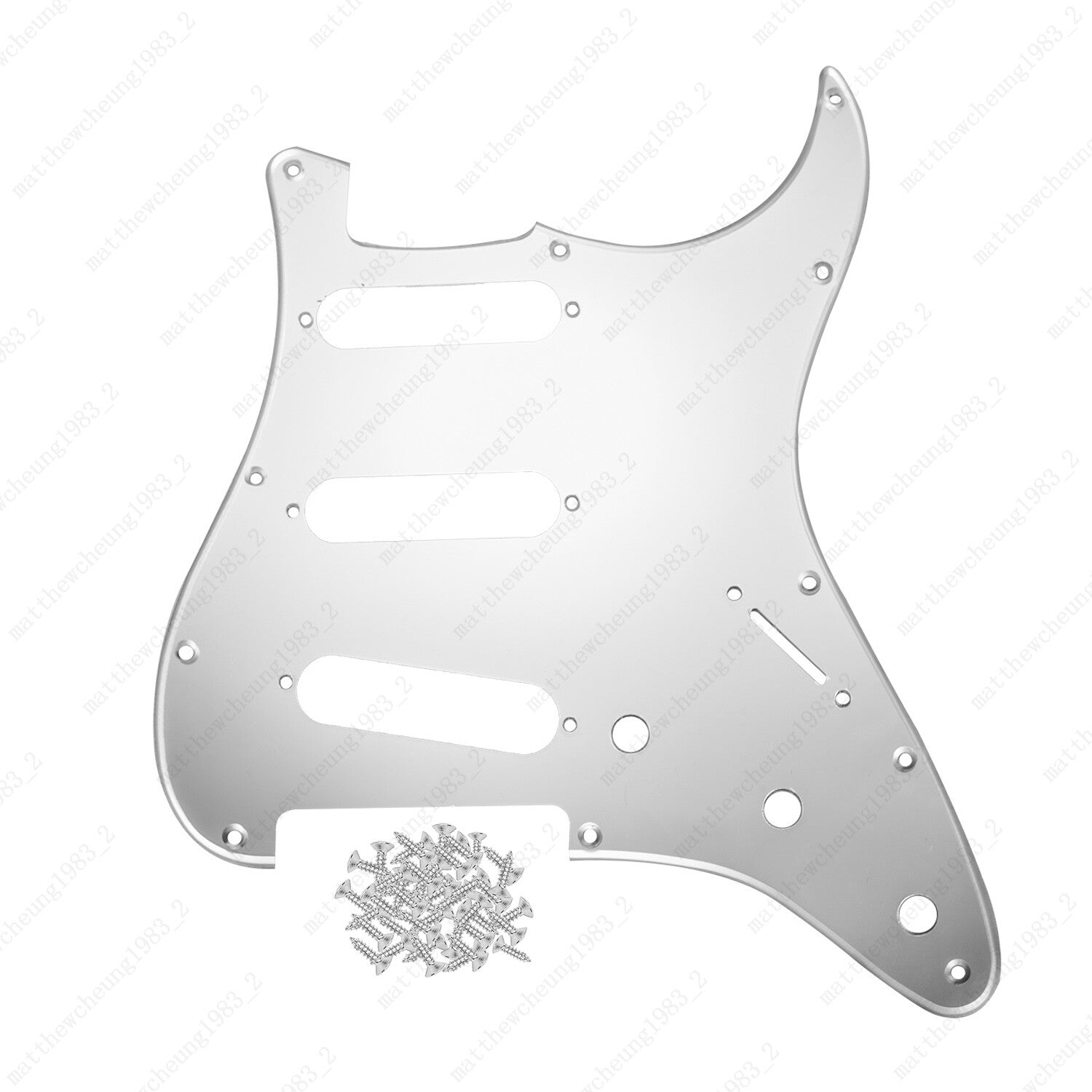 SSS Style11 Hole Pickguard Pickups with Screws for USA MIM Standard Fender Start