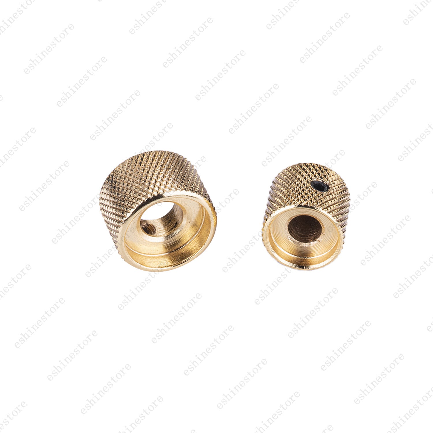 3Pcs Metal Dual Concentric Stacked Control Knobs for Electric Bass Guitars