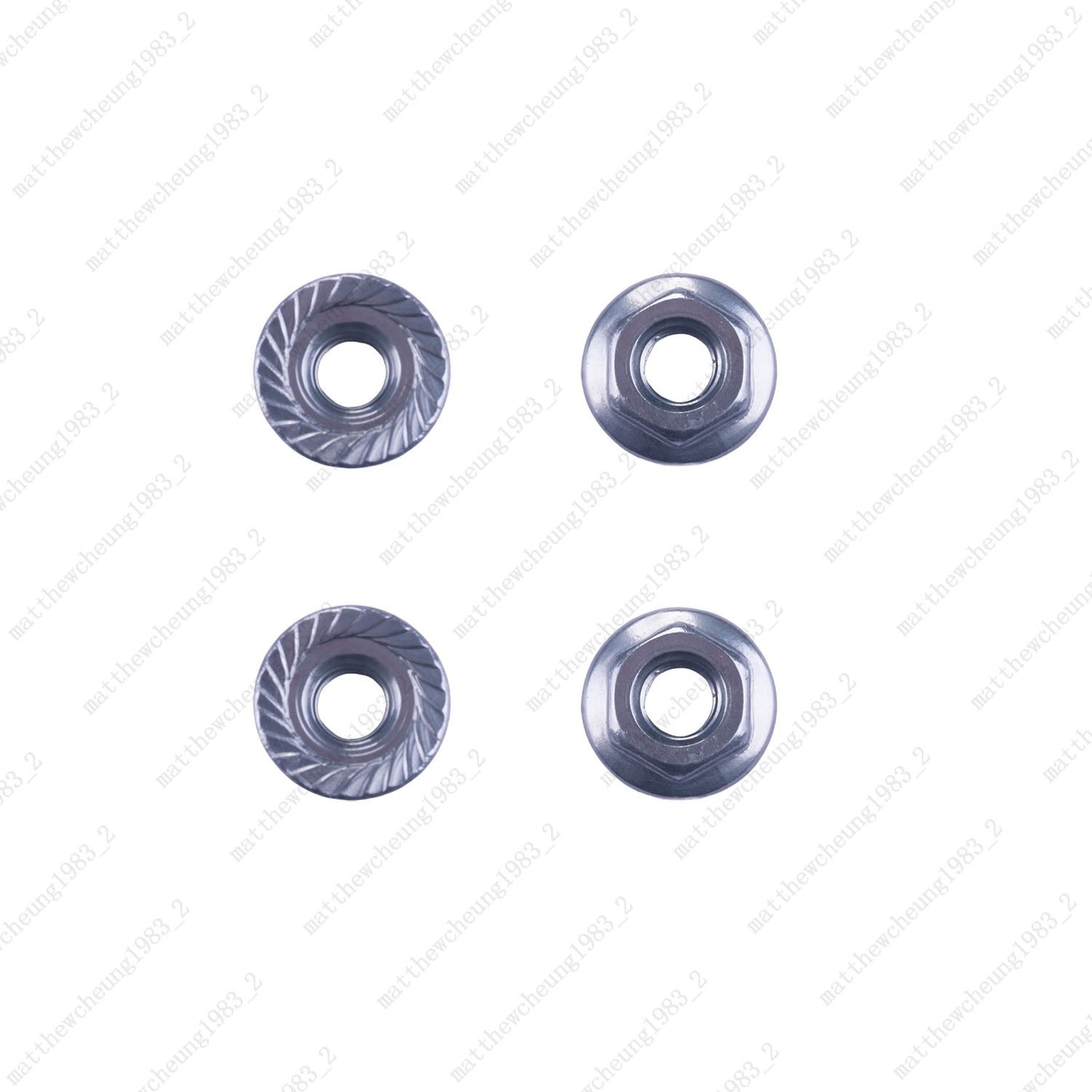 4pcs 8-Color M4 Flange Nuts - 1:10 RC Car Premium Upgrade Replacement