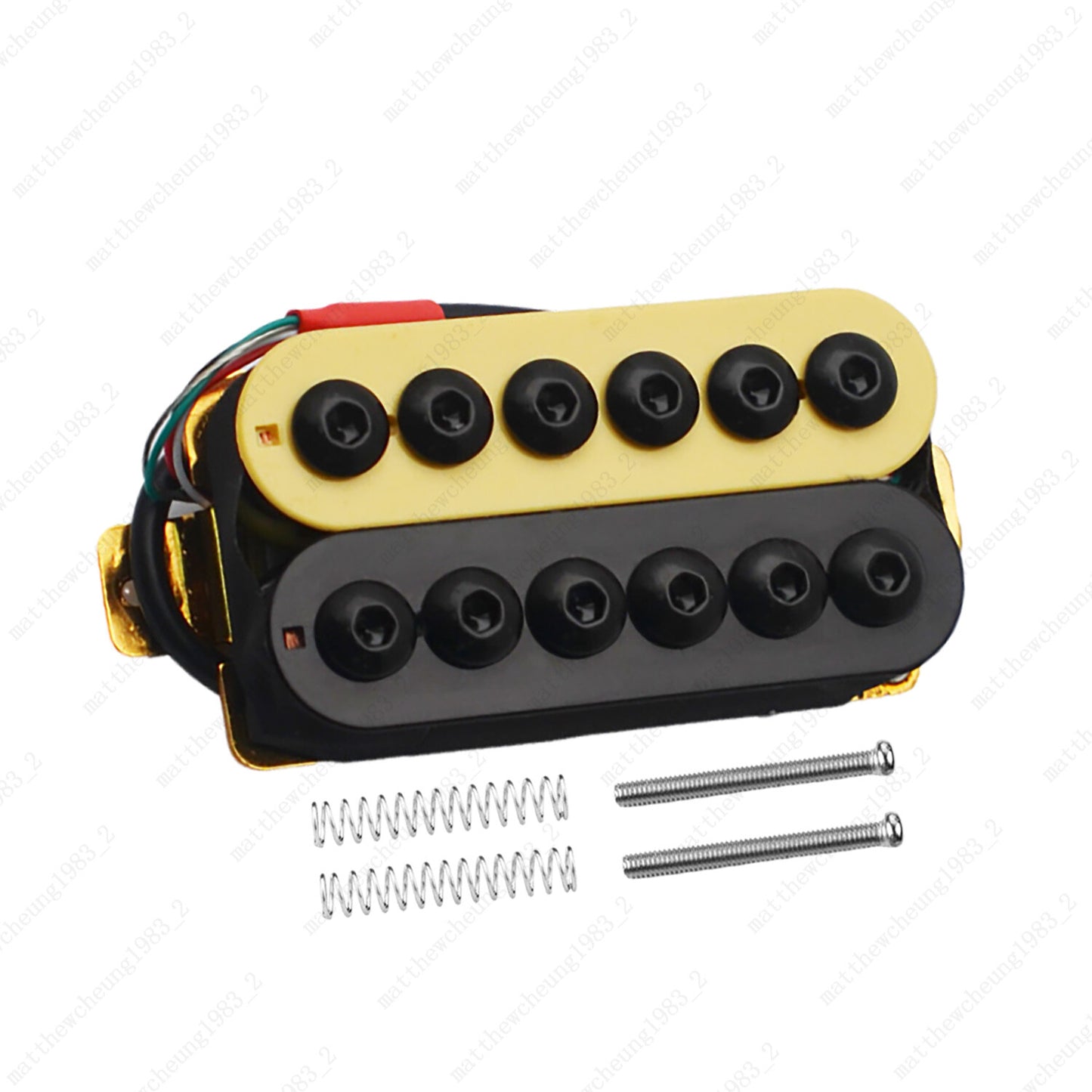 Alnico V Humbucker Pickups - Double Coil for Guitar - High Output Umbrella Head