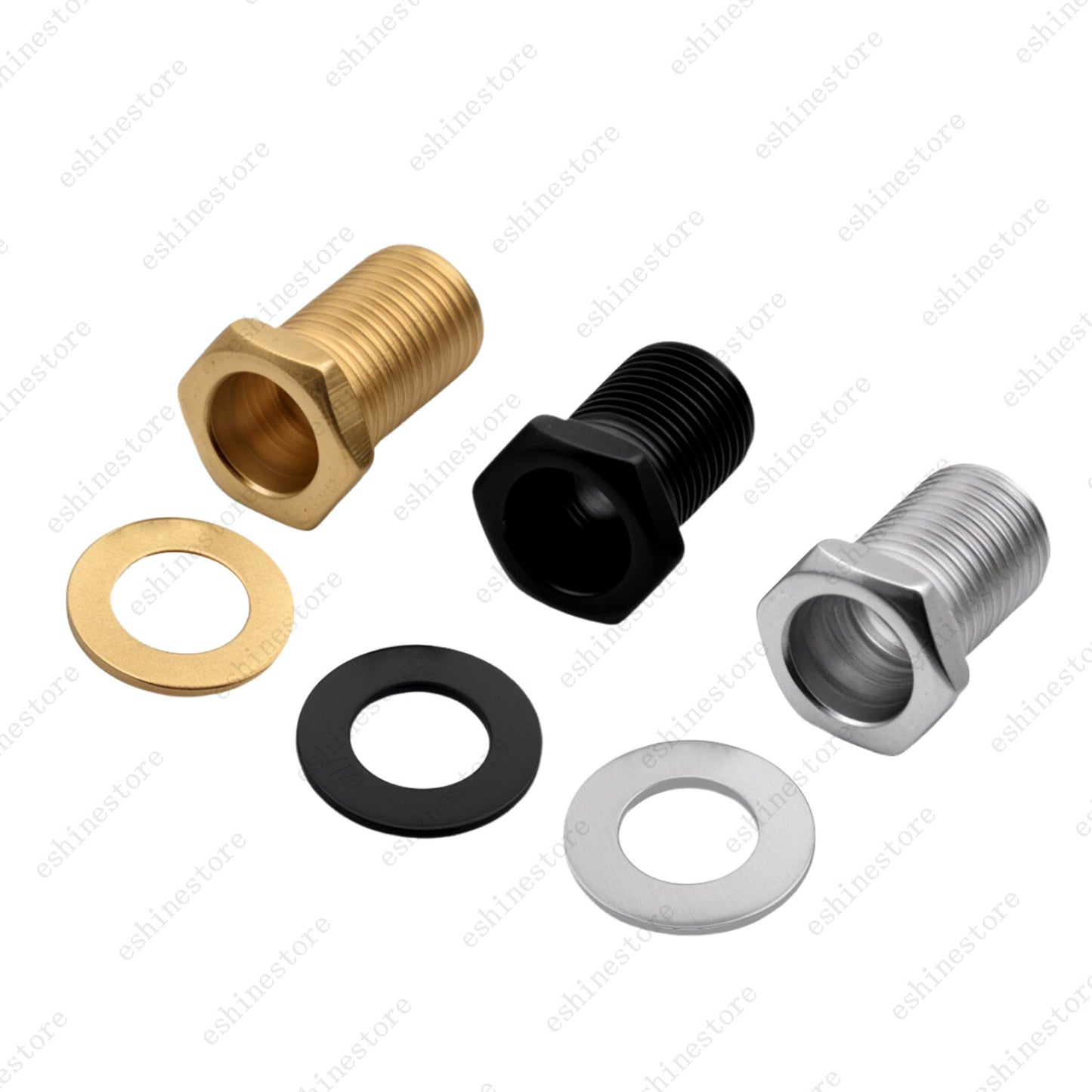 1 Set (6 Pcs) Guitar Machine Heads Tuners Nuts/ Bushings/Ferrules and Washers