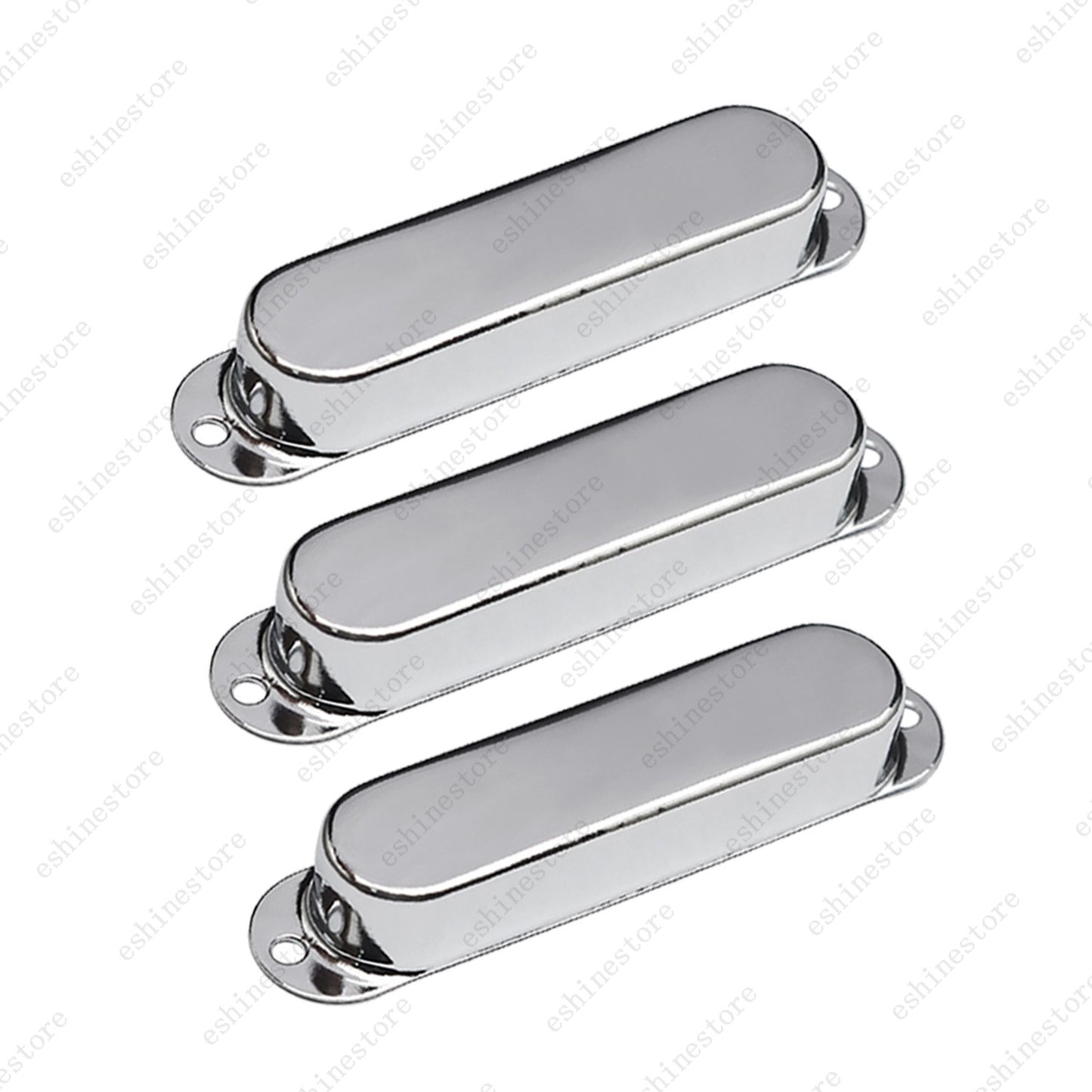 1/2/3 Pcs Metal Style Single Coil Guitar Pickup Cover No hole Brass For Strat