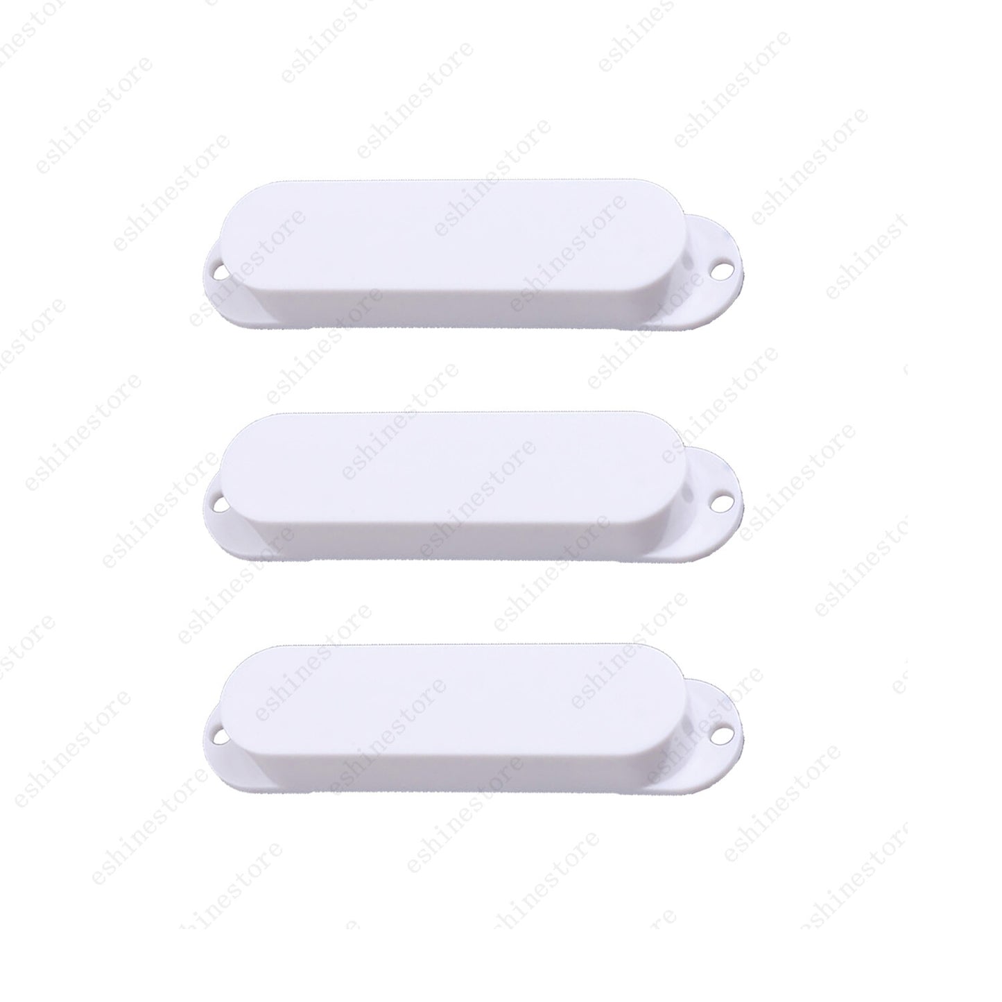 3 Pcs Plastic No Hole SSS Single Coil Pickup Covers For Fender SQ Strat 12 Color