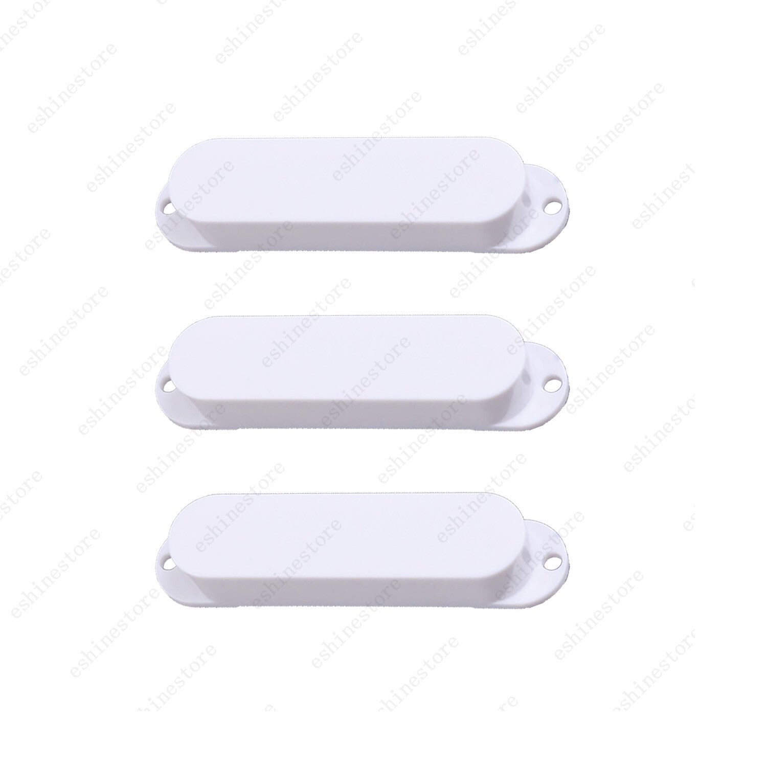 3 Pcs Plastic No Hole SSS Single Coil Pickup Covers For Fender SQ Strat 12 Color