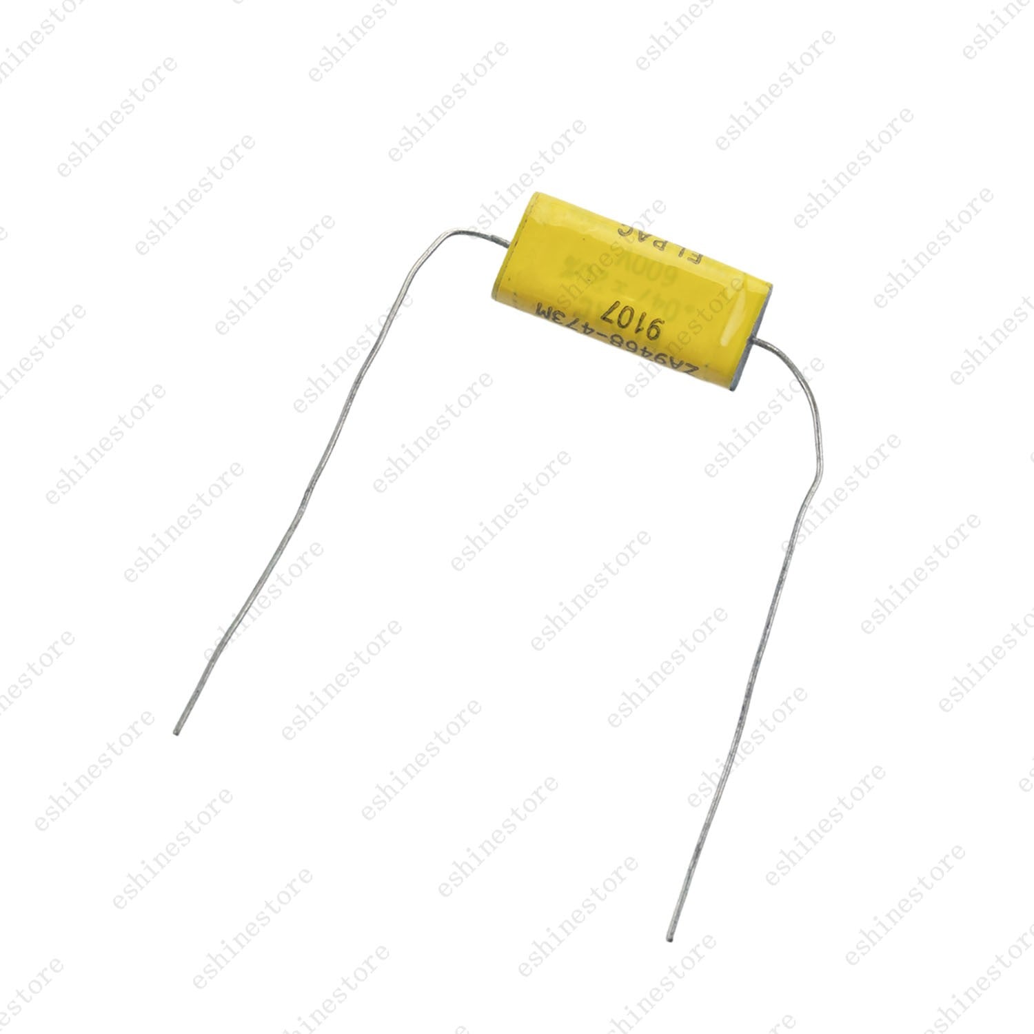 Packs of 2 0.047uF 600V Yellow Film Tone Capacitor For Electric Guitar/AMP