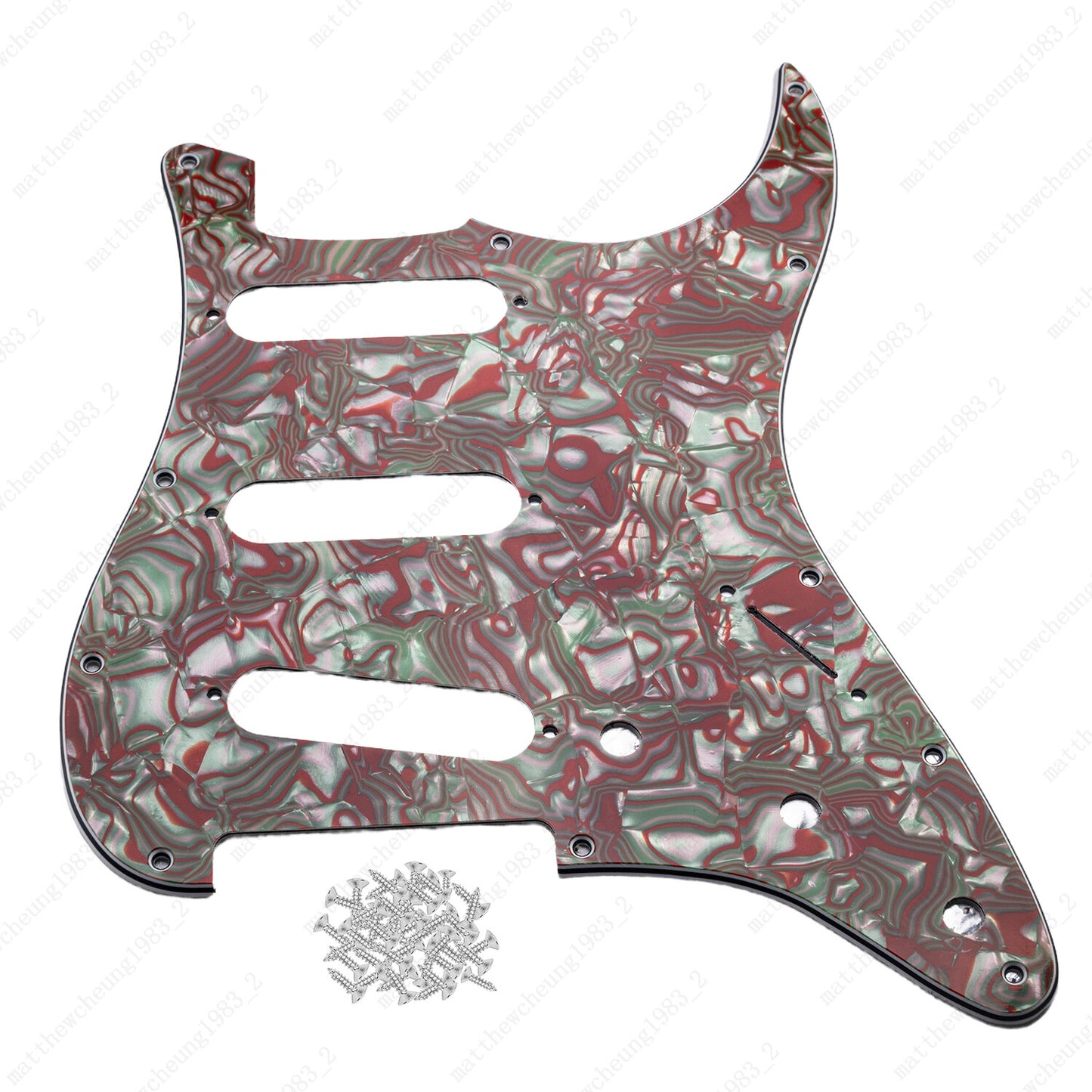 SSS Style11 Hole Pickguard Pickups with Screws for USA MIM Standard Fender Start
