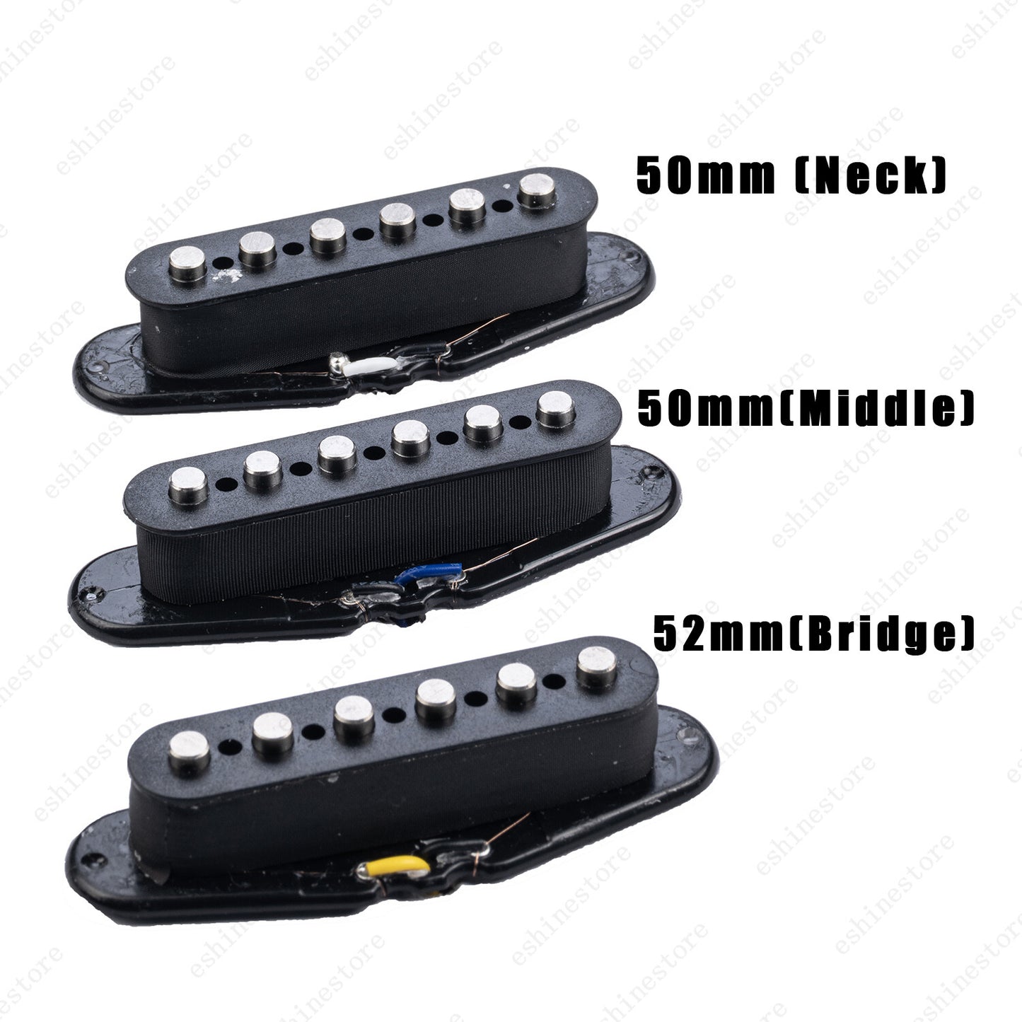 1 Pcs Single Coil SSS Alnico V Magnet Pickup Guitar Neck Middle Bridge for Strat
