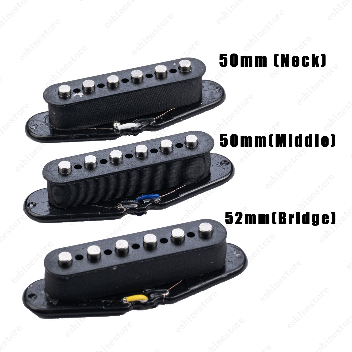 1 Pcs Single Coil SSS Alnico V Magnet Pickup Guitar Neck Middle Bridge for Strat